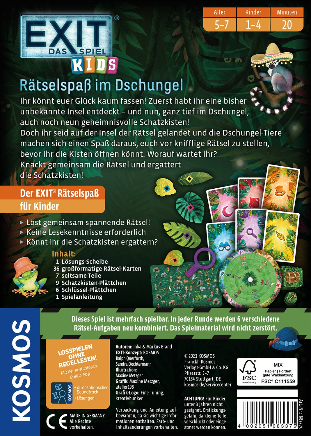 EXIT – Das Spiel Kids: Rätselspaß im Dschungel