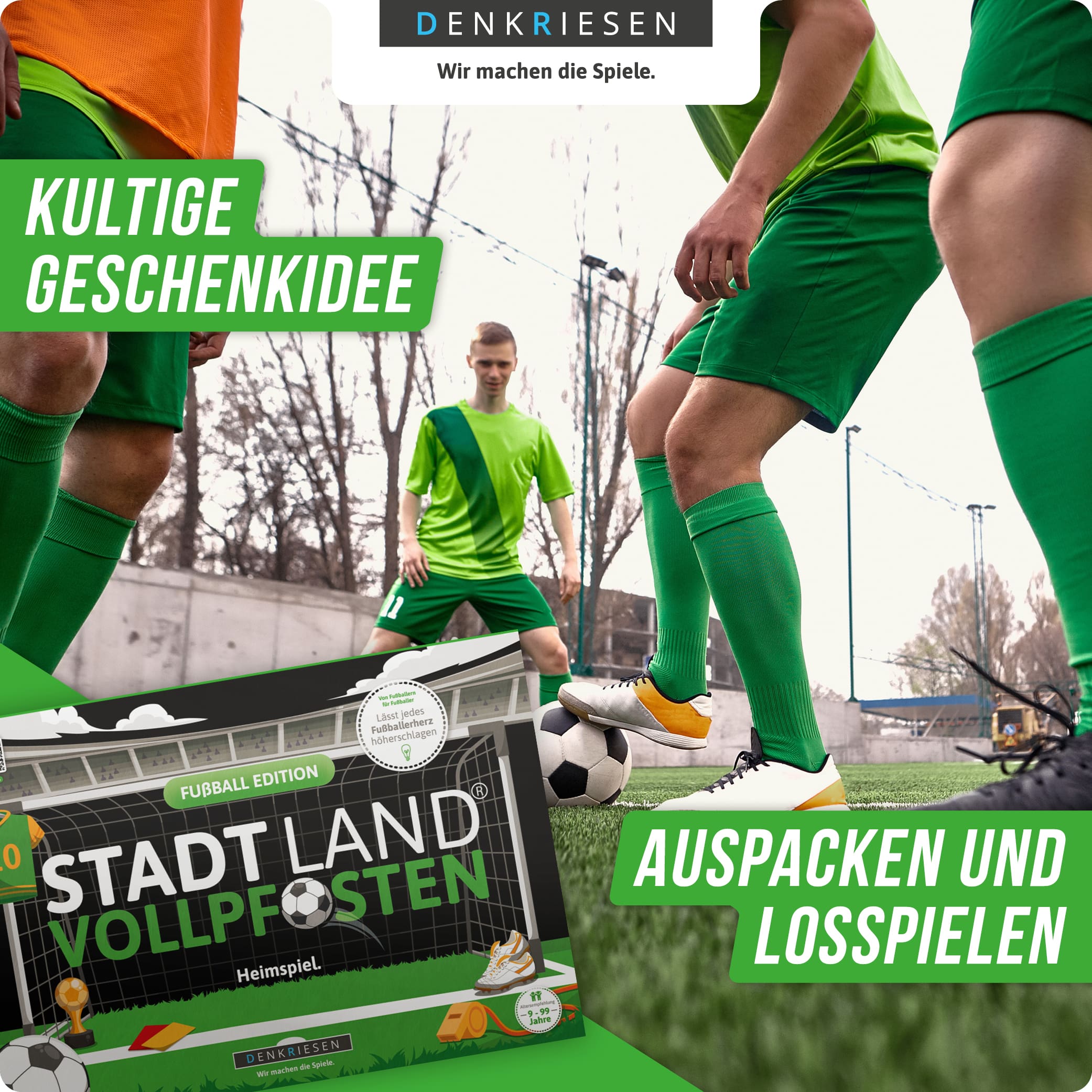 STADT LAND VOLLPFOSTEN – FUßBALL EDITION - Heimspiel (DinA4-Format)