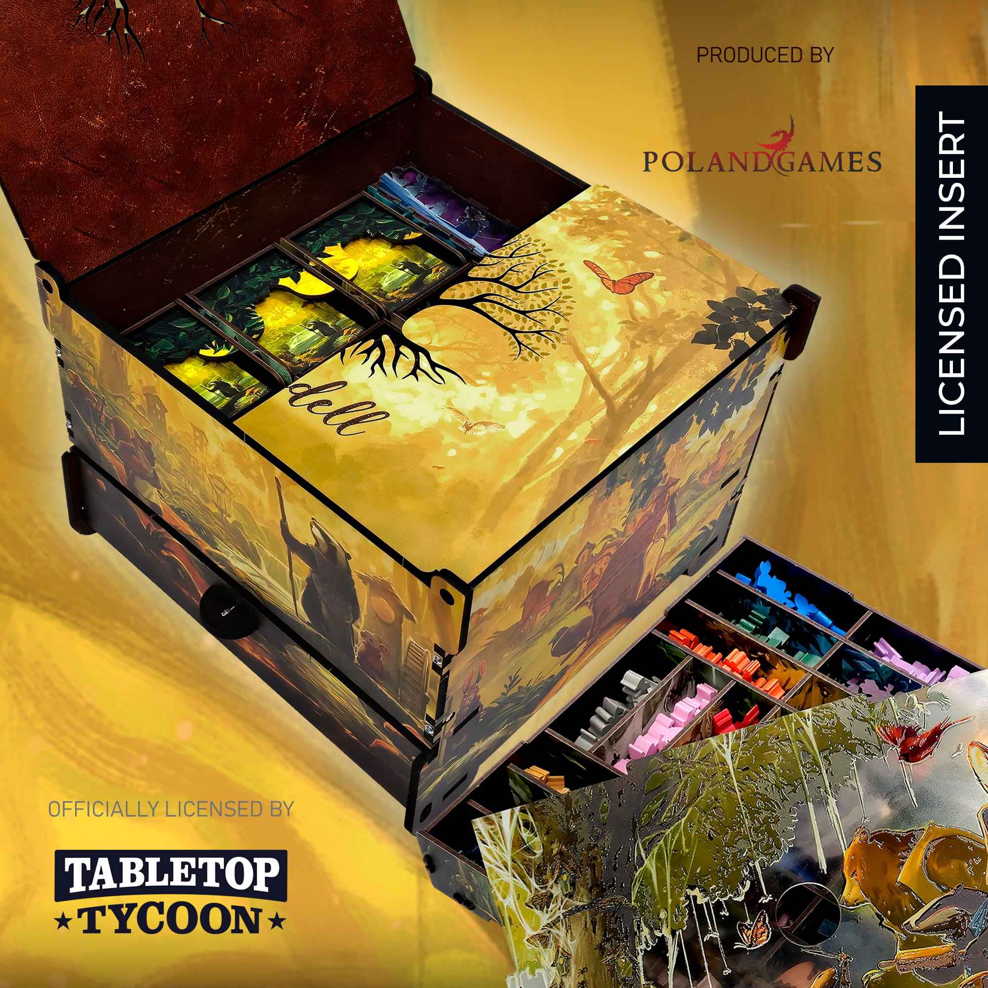 Insert: Everdell Yellow Box + Main Insert + Meeple Insert UV