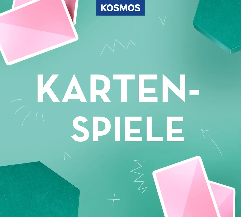 Slogan Kartenspiele und KOSMOS Logo