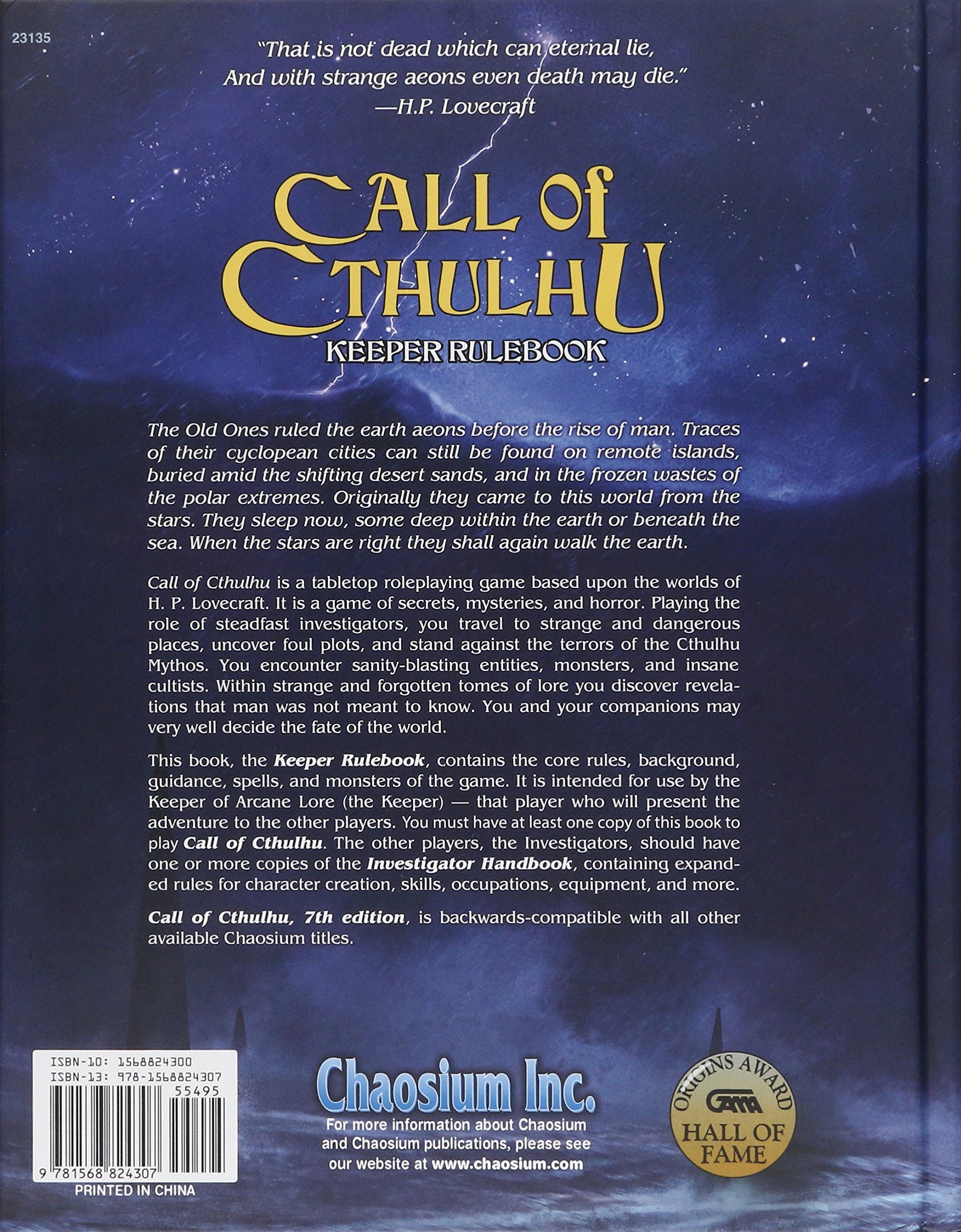 Cthulhu 7th Edition Rulebook