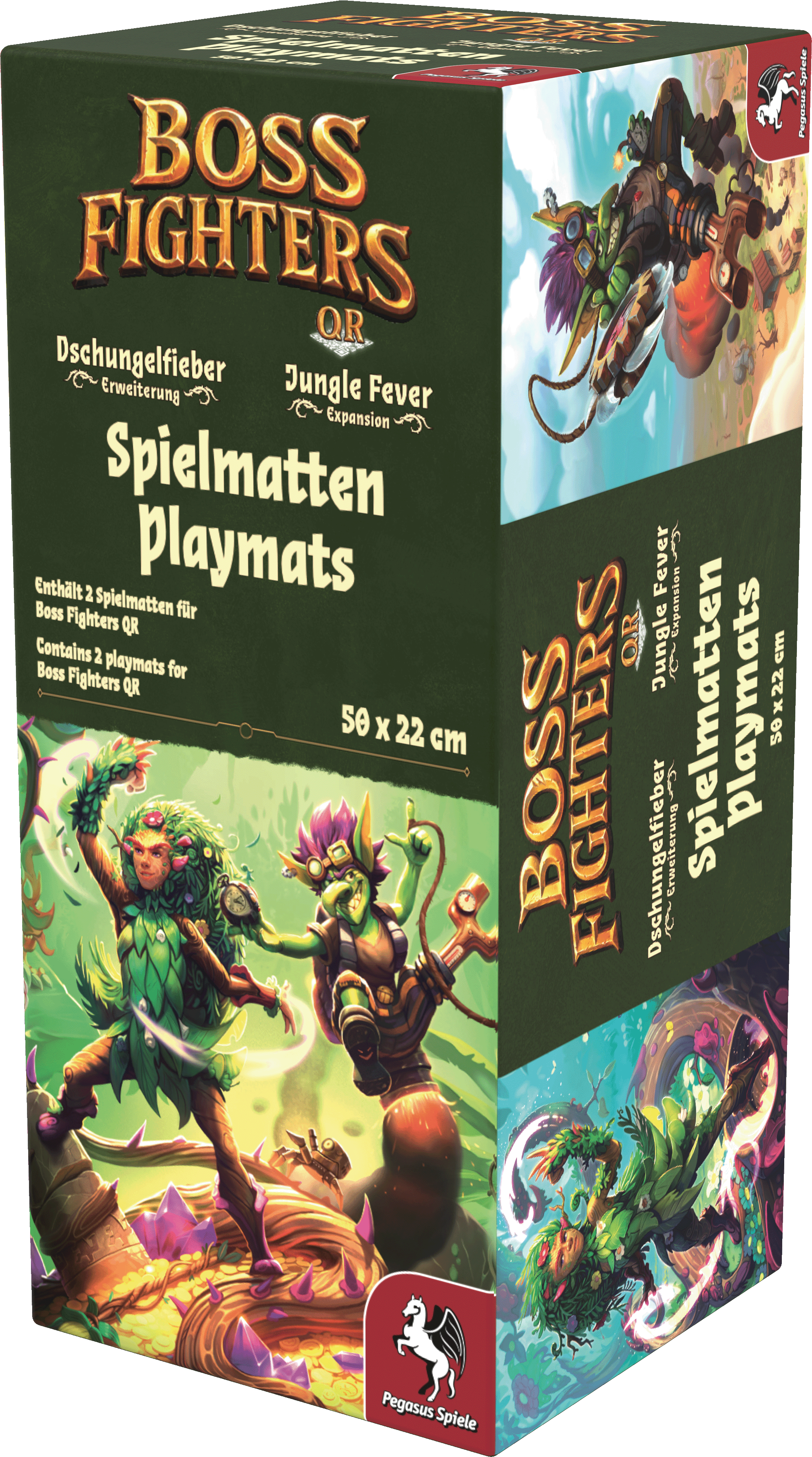 Boss Fighters QR Spielmatten: Dryade und Goblin (2 Stück)
