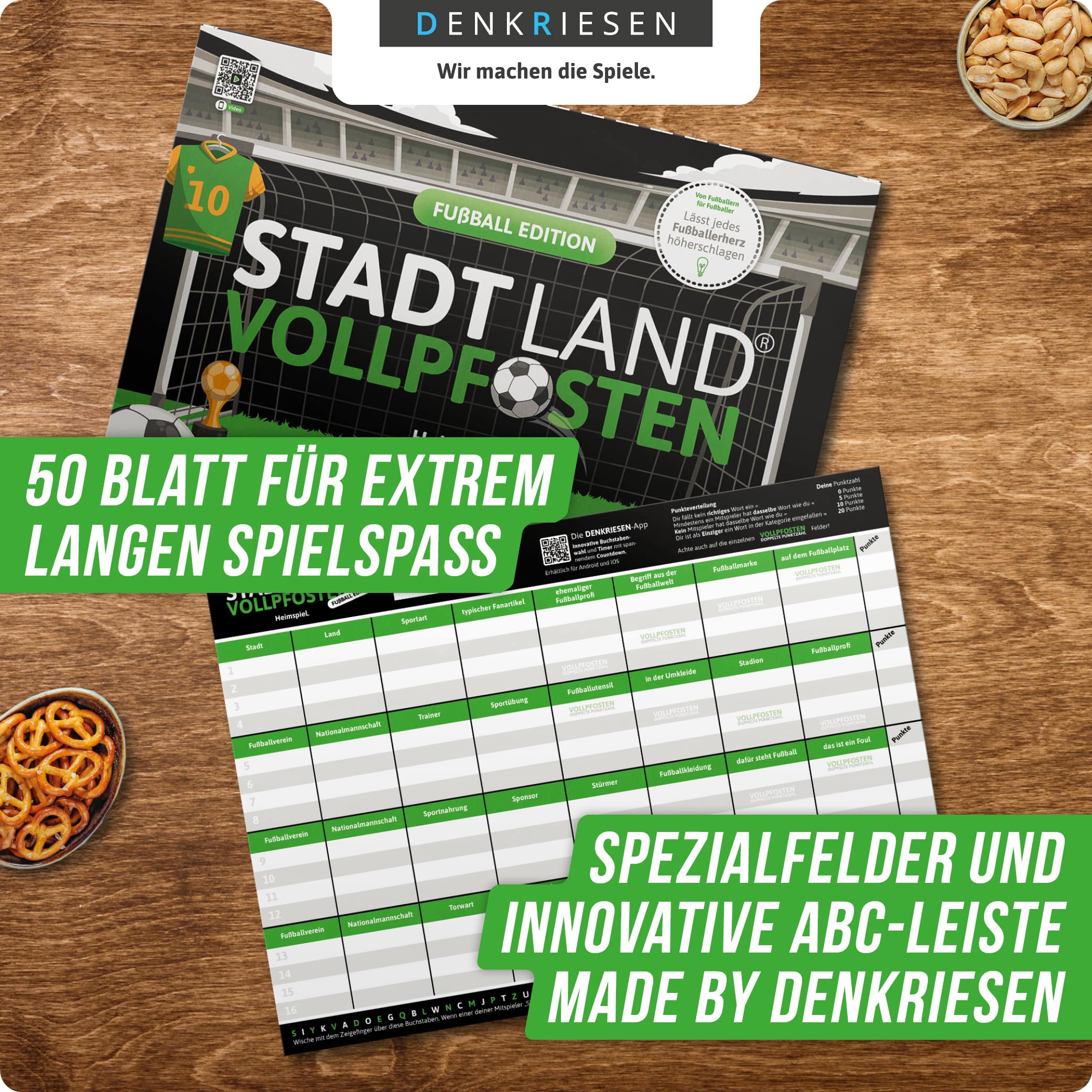 STADT LAND VOLLPFOSTEN – FUßBALL EDITION - Heimspiel (DinA4-Format)