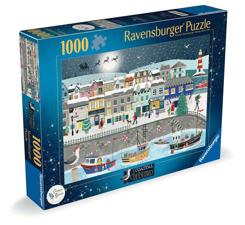 Puzzle: Weihnachten am Hafen (1000 Teile)