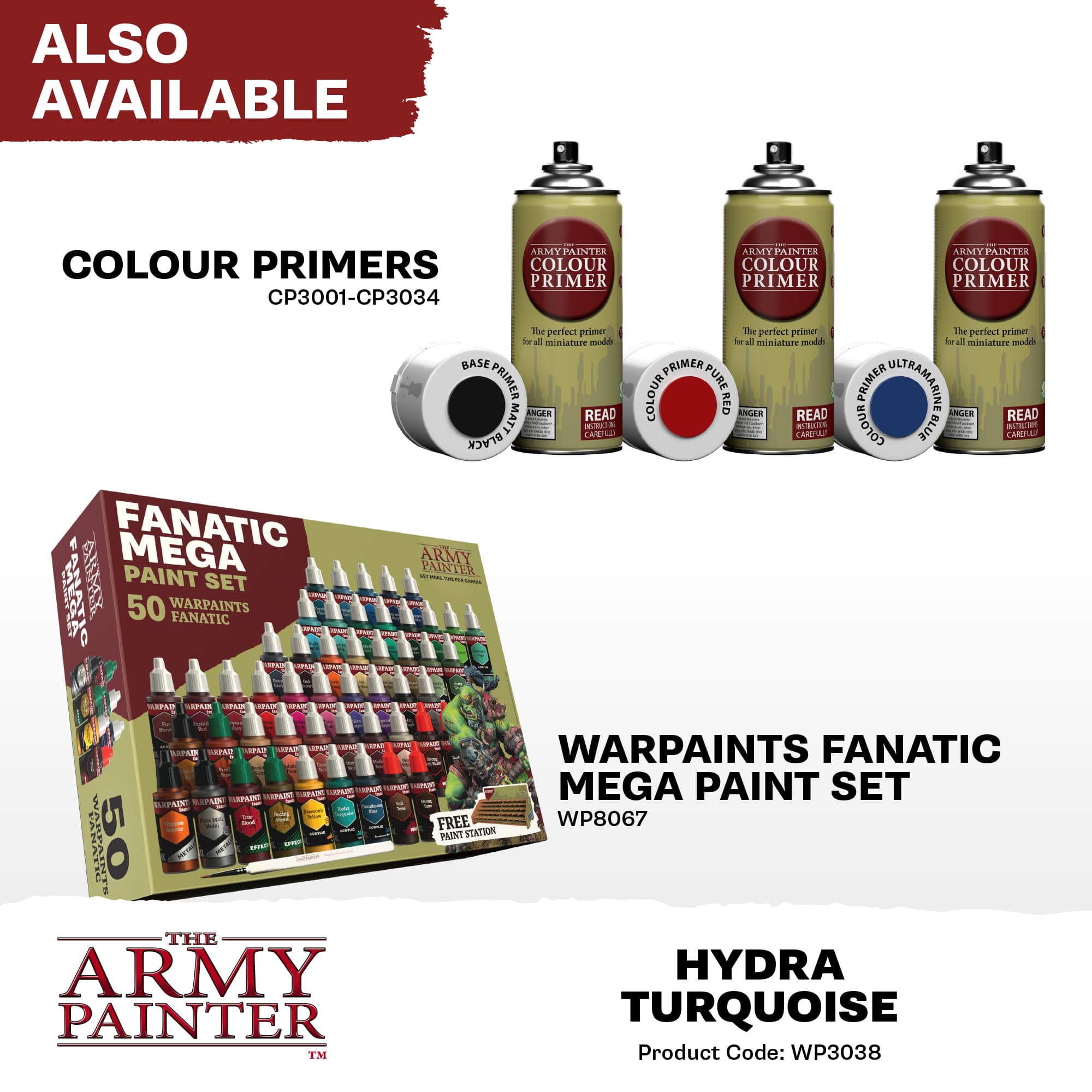 Army Painter Warpaints Fanatic: Hydra Turquoise (6)