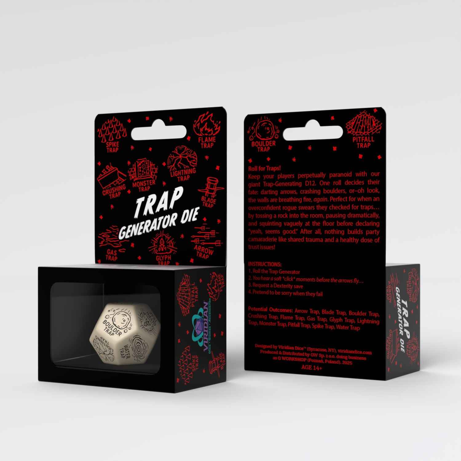 Trap Generator Die: Beige&Black