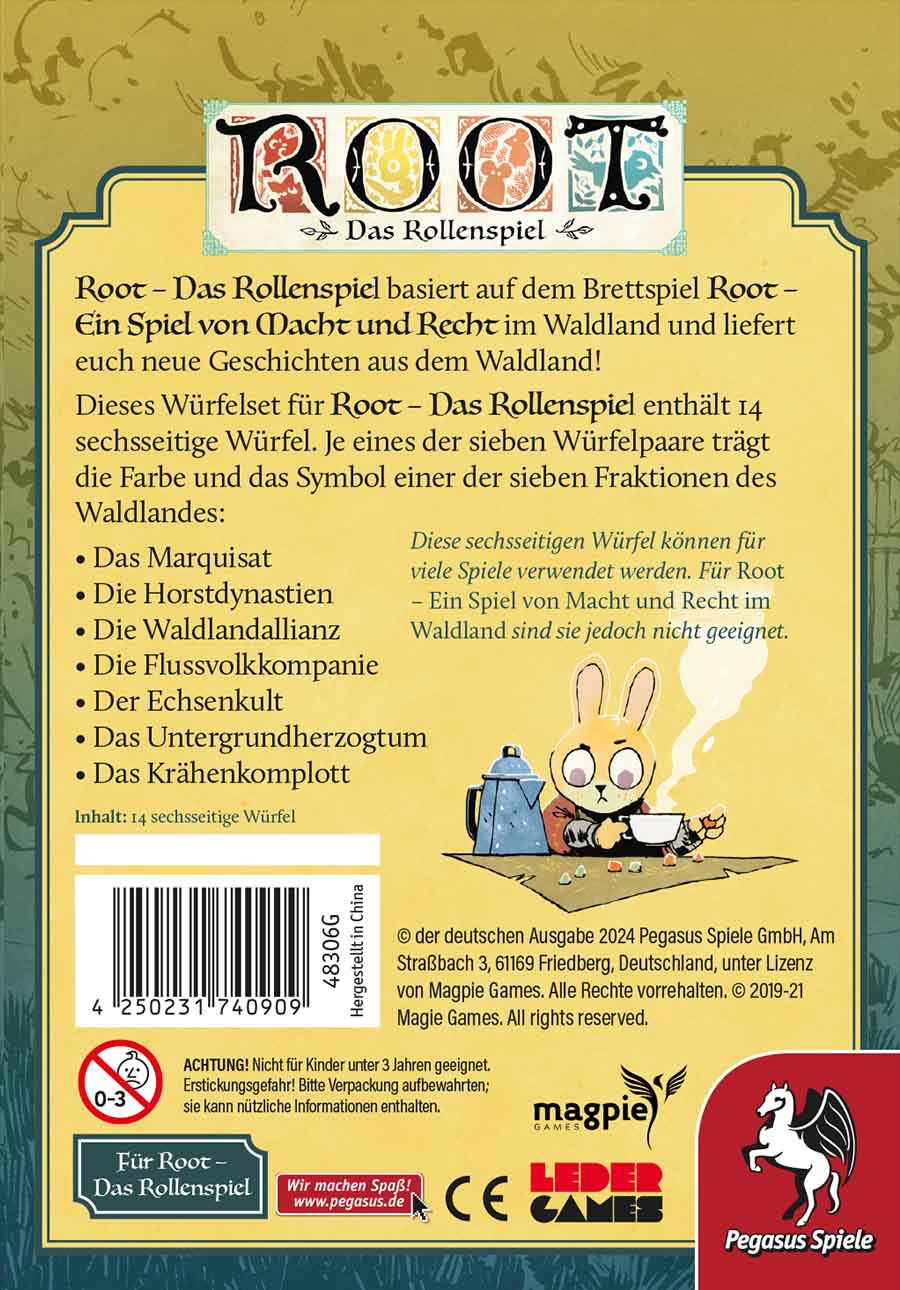 Root - Das Rollenspiel: Würfelset