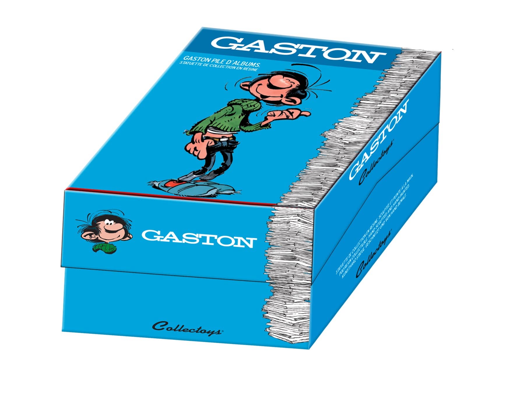 Gaston mit Bücherstapel *NEU*