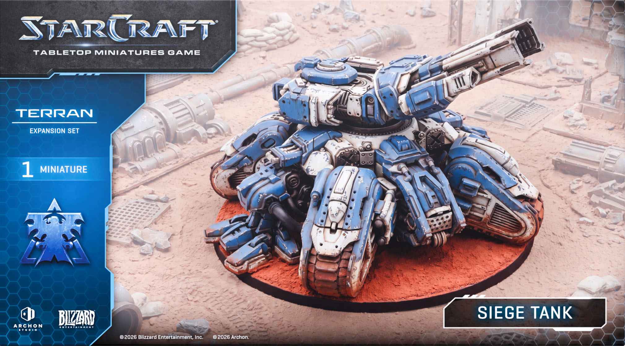 Starcraft :Siege Tank - Terran - Expansion Set