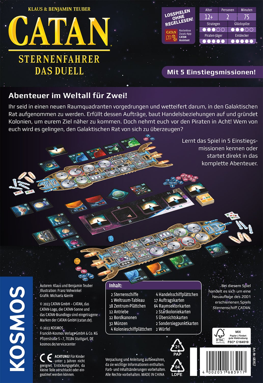 Catan – Sternenfahrer - Das Duell ( 2 Spieler)