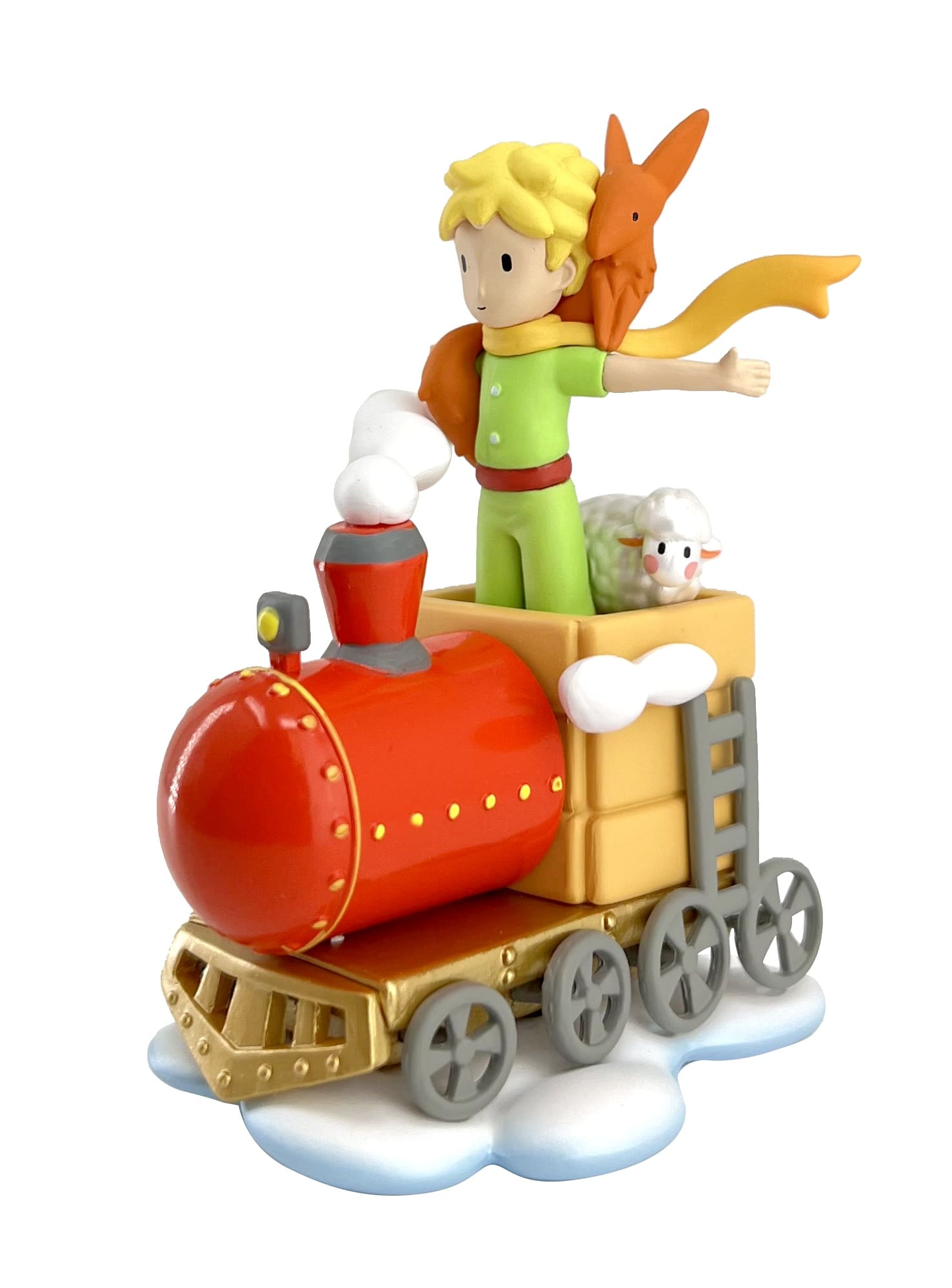 Der Kleine Prinz mit seinen Freunden im Zug