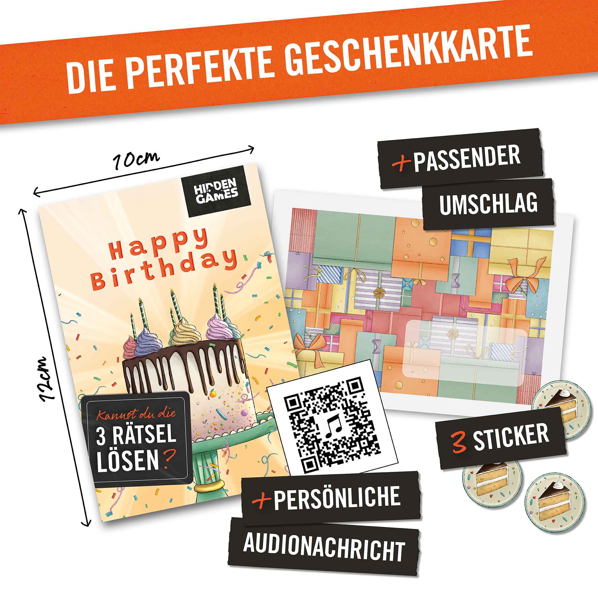 Hidden Games: Rätselhafter Geburtstag Rätselkarte