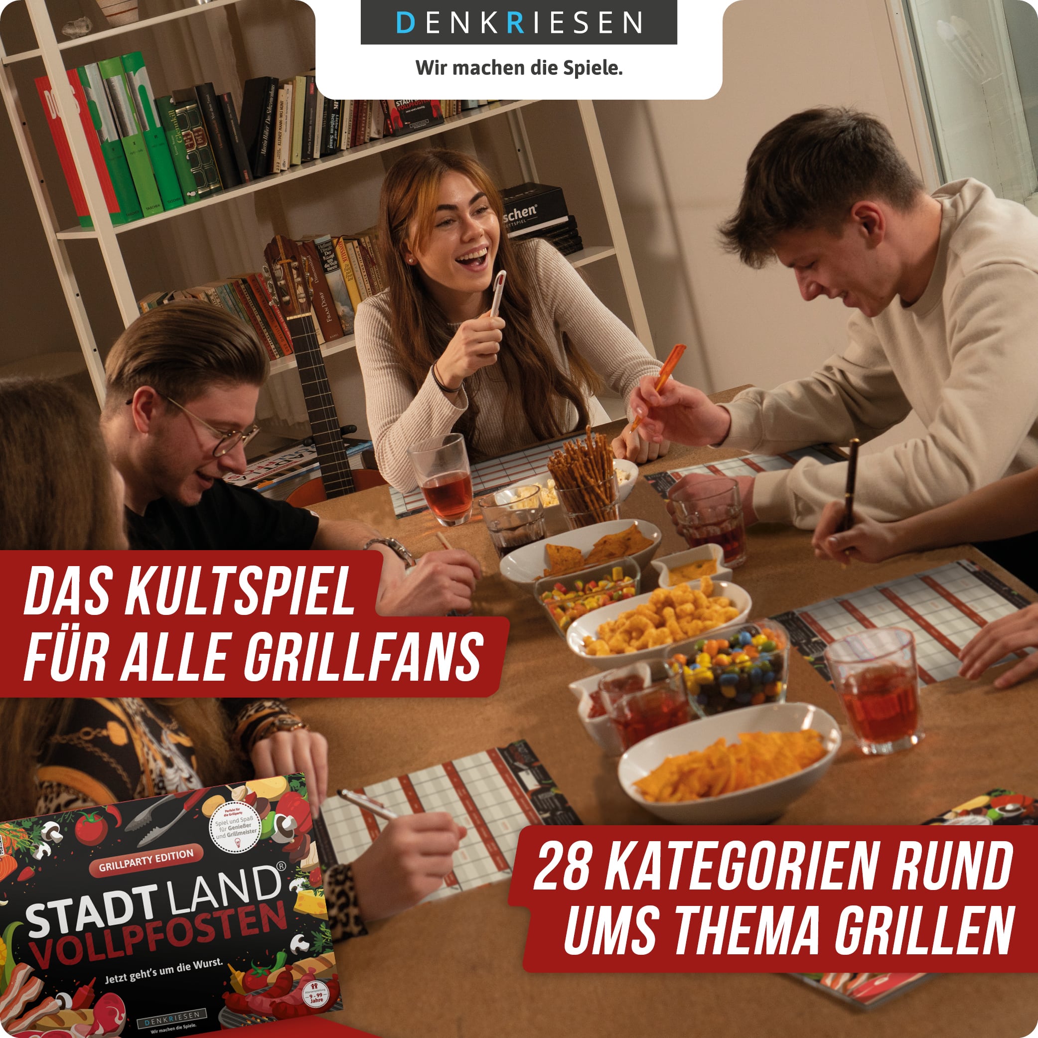 STADT LAND VOLLPFOSTEN – GRILLPARTY EDITION - Jetzt geht’s um die Wurst (DinA4-Format)