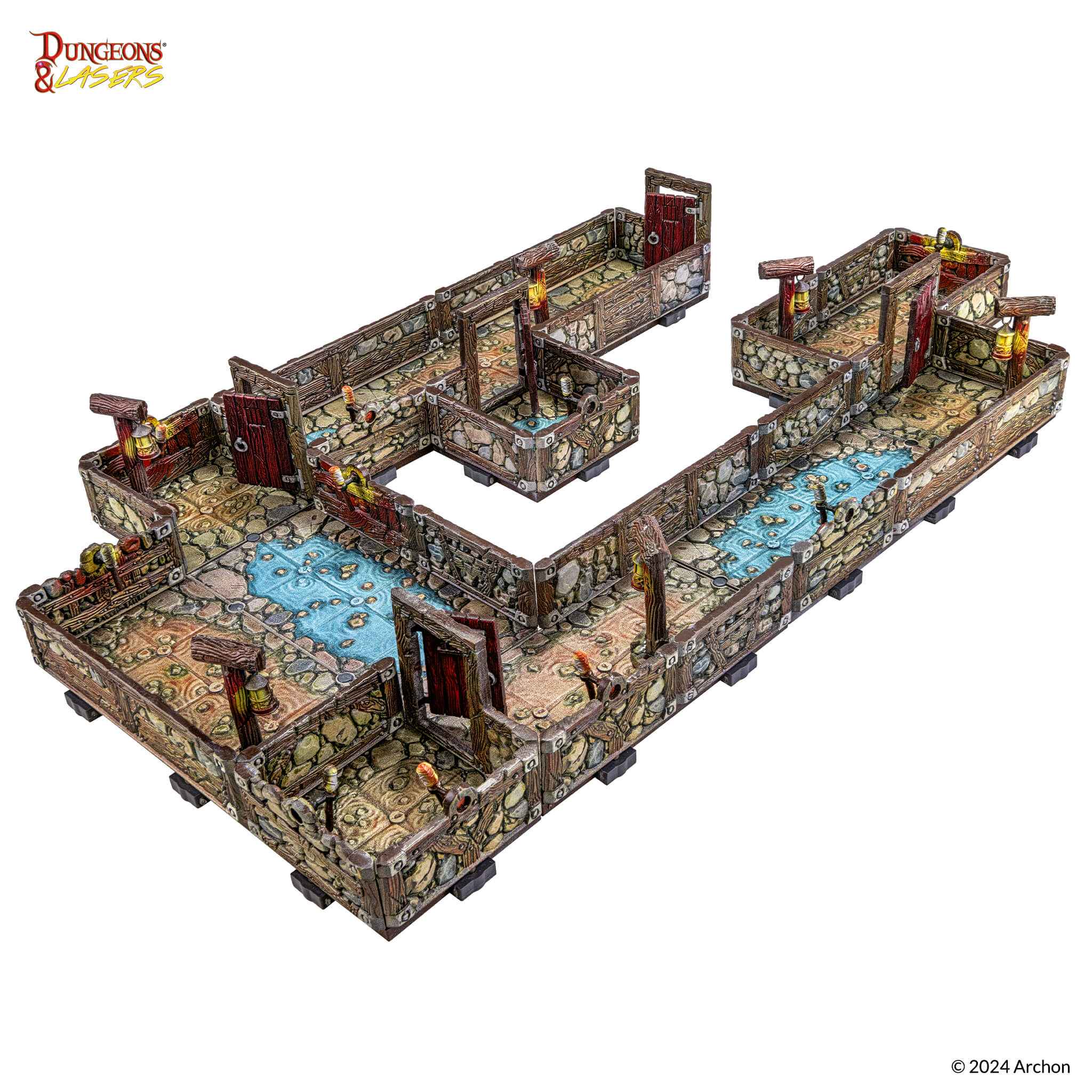 Dungeon&Lasers: Dwarven Mine: Pre-Painted