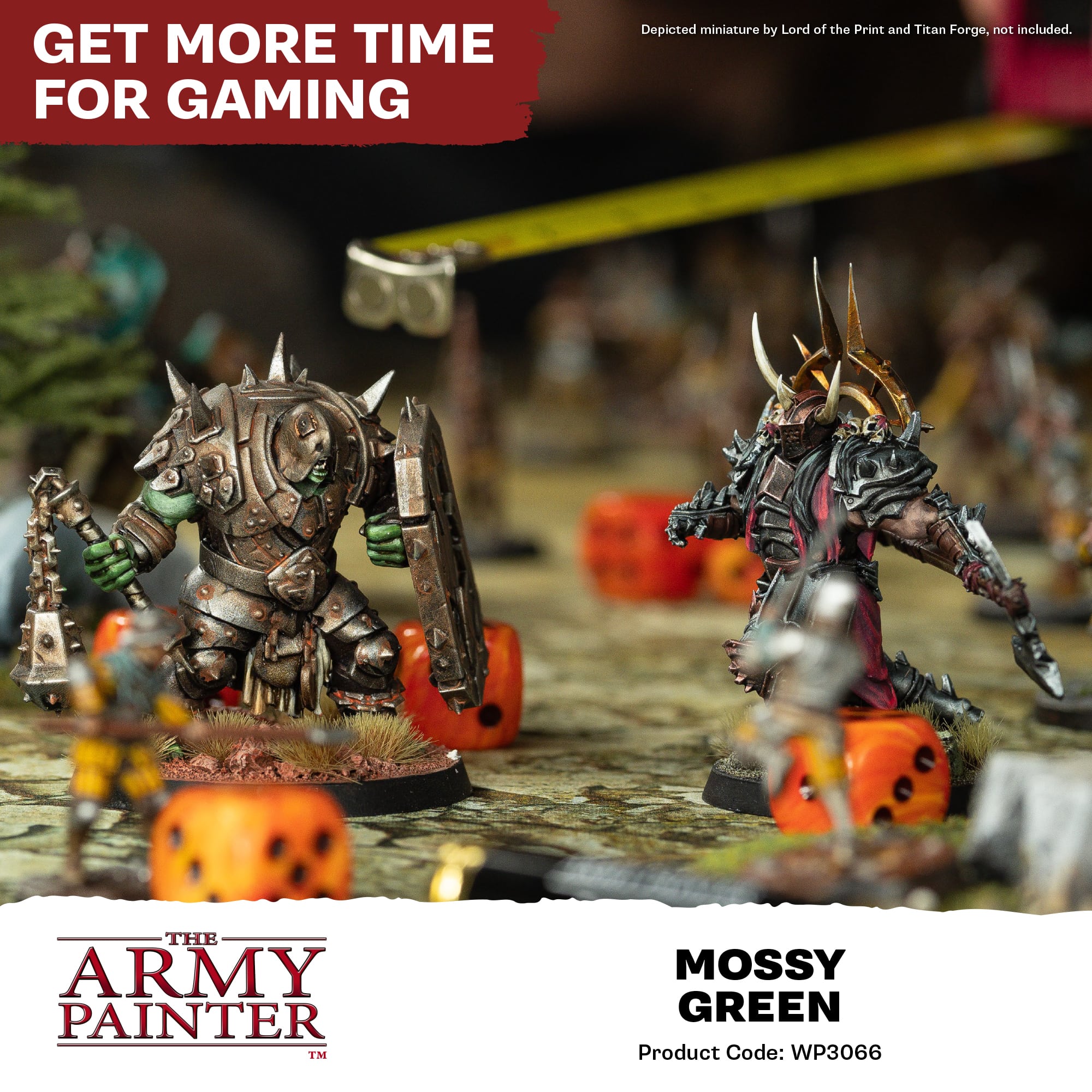 Army Painter Warpaints Fanatic: Mossy Green (6)