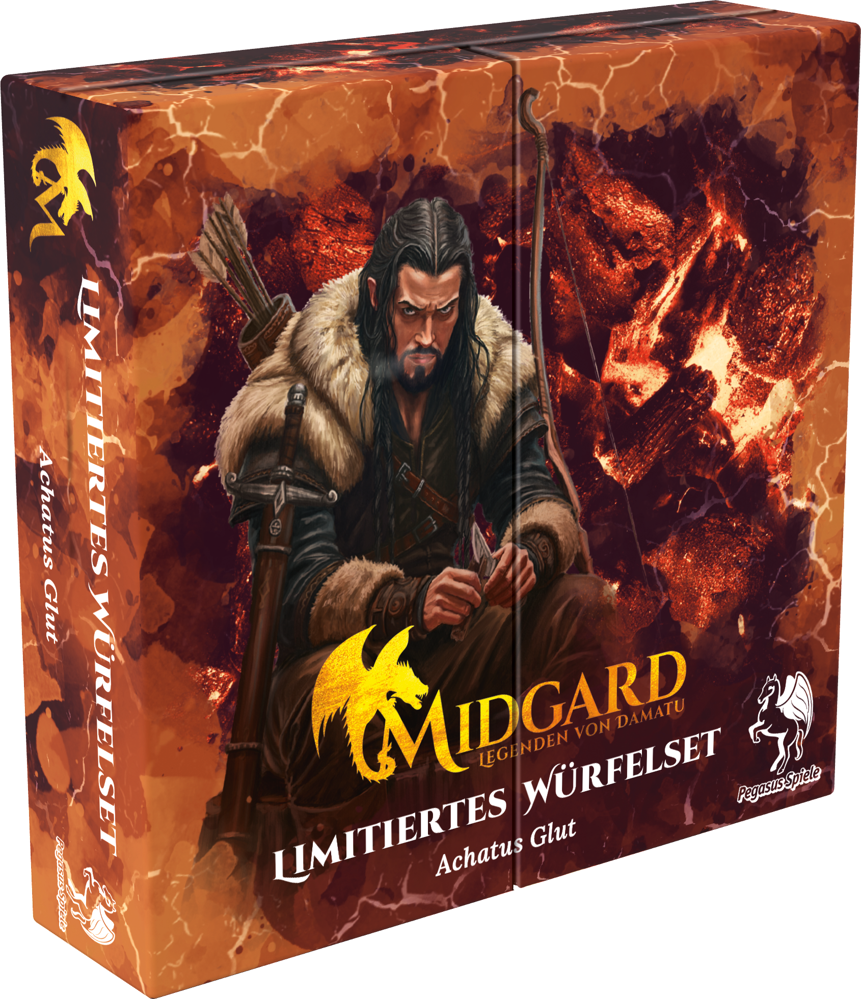 Midgard - Legenden von Damatu: Würfelset 3 (rot) (Limitierte Ausgabe)