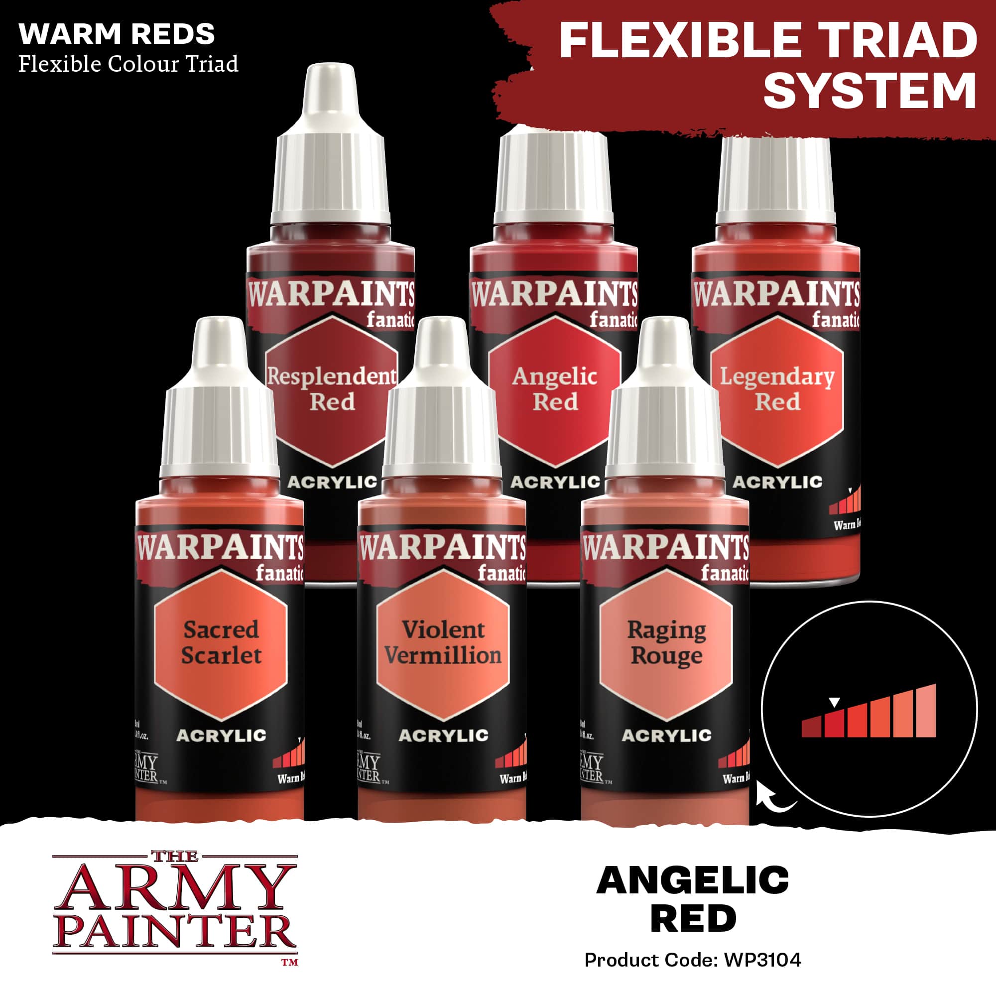 Army Painter Warpaints Fanatic: Angelic Red (6)
