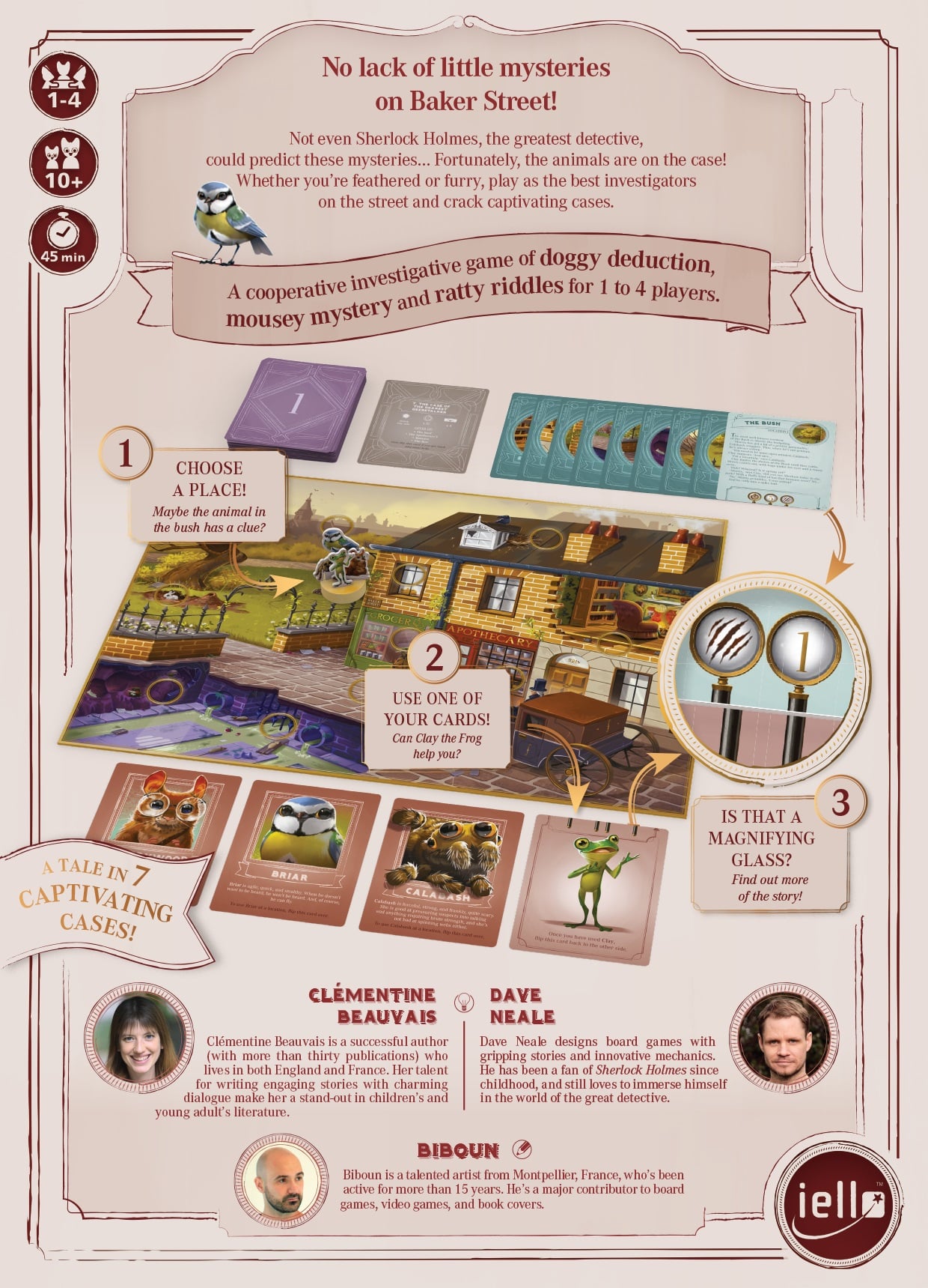 The Animals of Baker Street (englisch) * empfohlen Spiel des Jahres 2025*