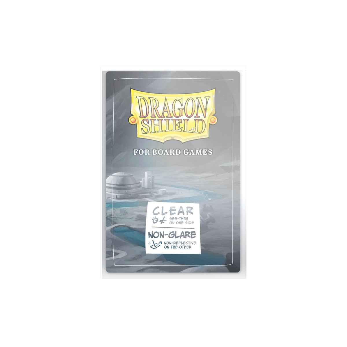 Dragon Shield: Board Game Sleeves Clear/NonGlare – Oversize (100)
