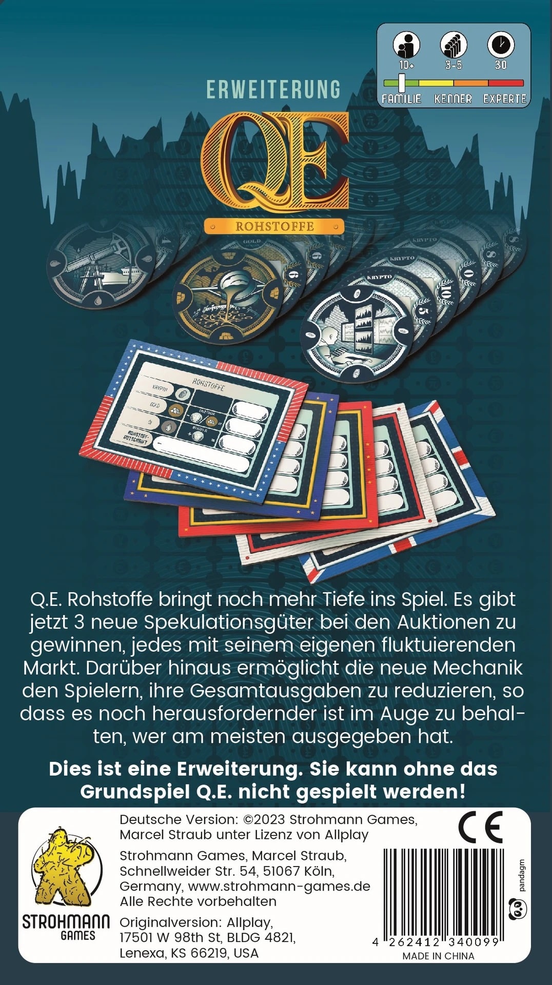 Q.E. –  Rohstoffe [Erweiterung]