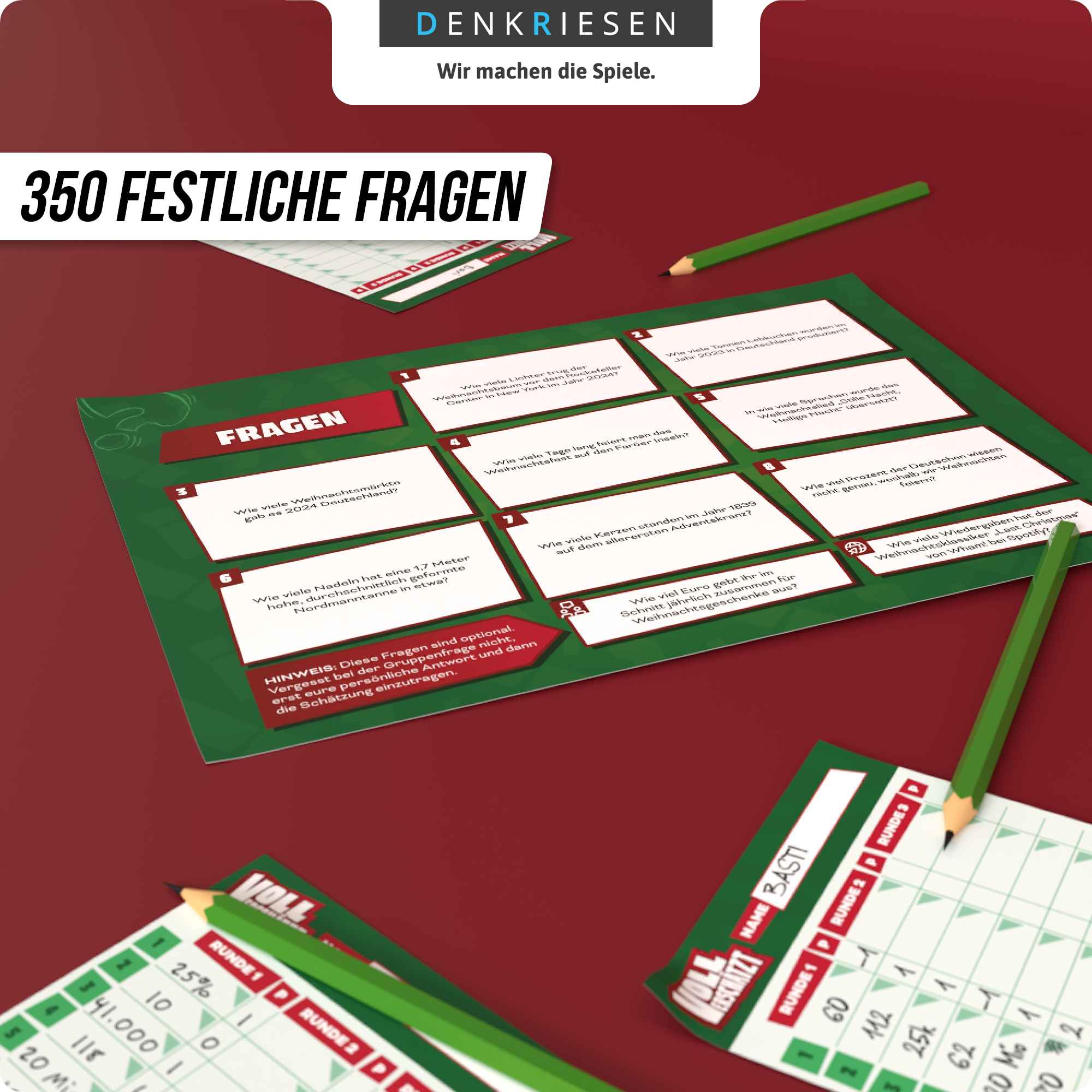 VOLL VERSCHÄTZT! Christmas Edition – "Knapp daneben ist auch gewonnen."