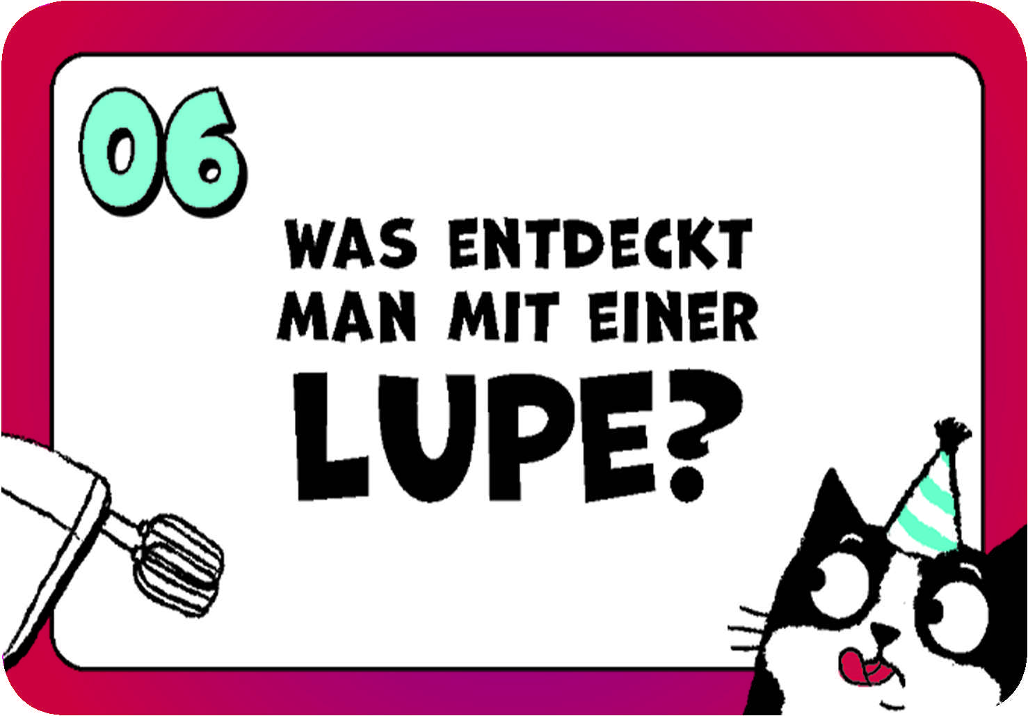 Was passiert, wenn ich dran lecke?