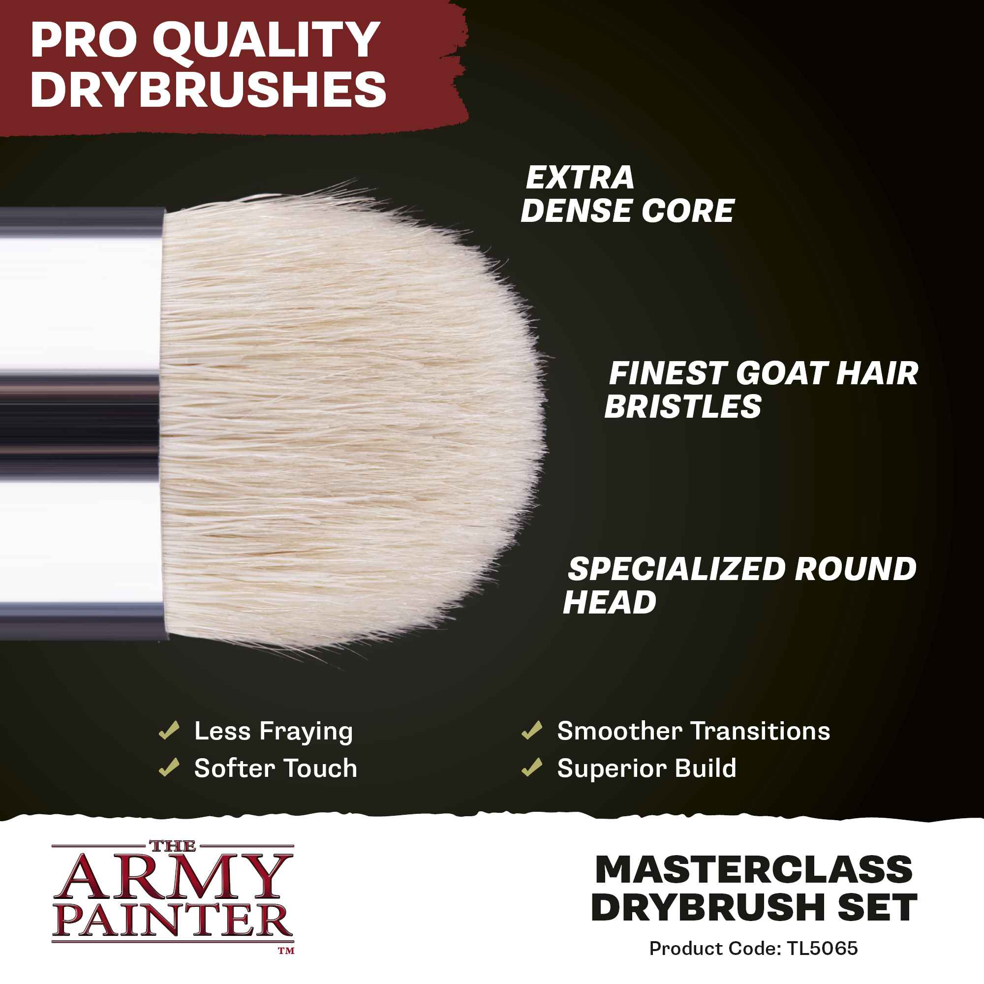 Army Painter Masterclass Drybrush Set *new*