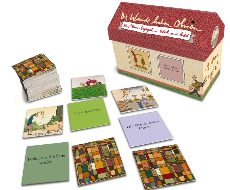 Die Wände haben Ohren – Ein Memo-Legespiel in Wort und Bild