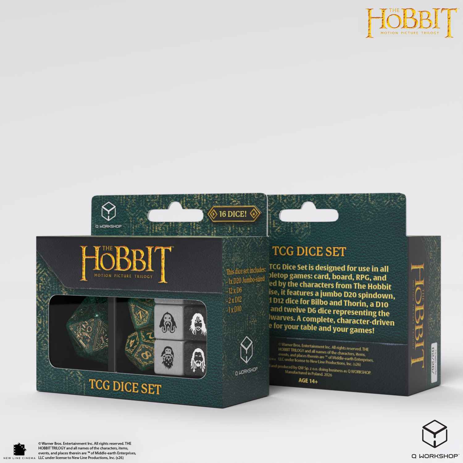 The Hobbit TCG Dice Set - Verdant Grove