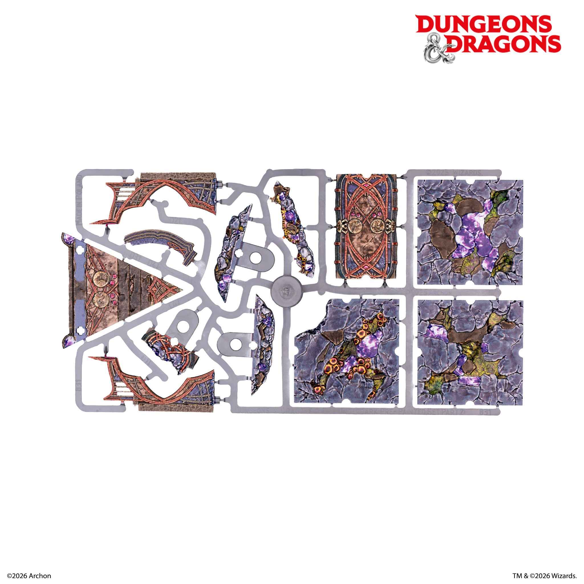 Dungeons & Dragons: Underdark Pre-Painted Terrain Set