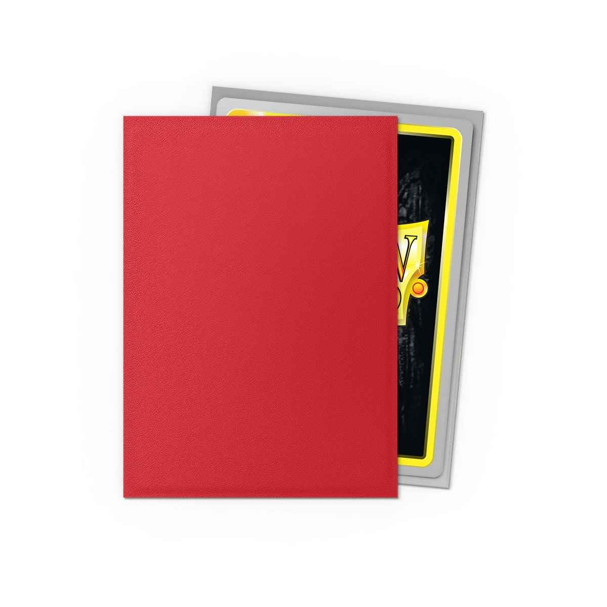 Dragon Shield: Matte – Dual Crimson & Silver(100)