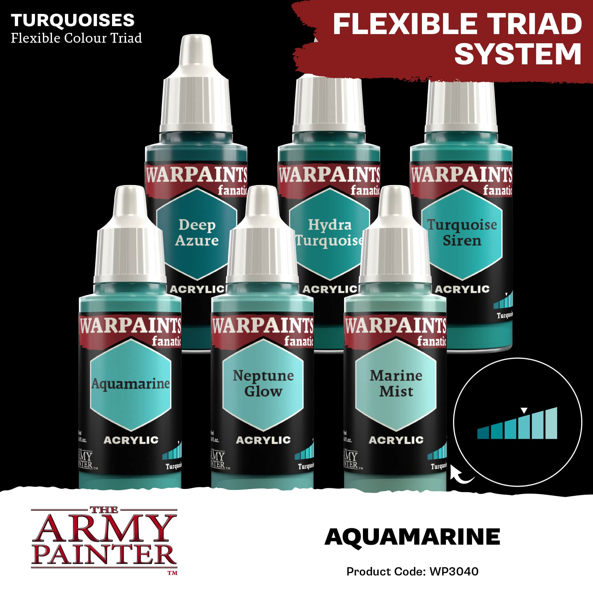 Army Painter Warpaints Fanatic: Aquamarine (6)