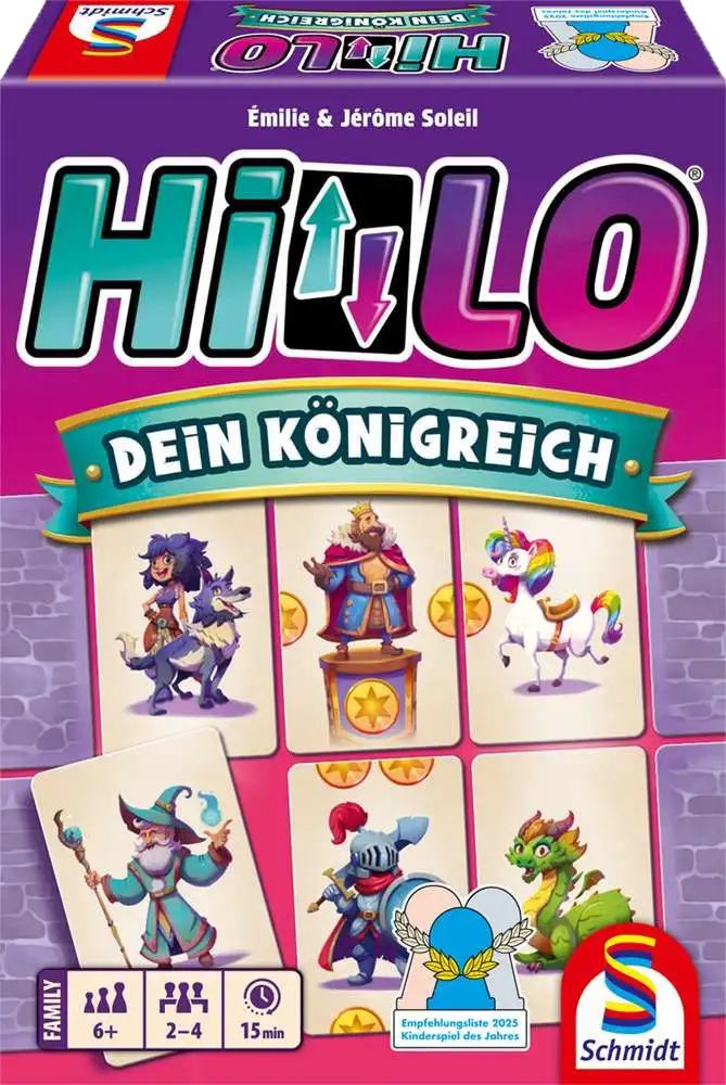 HiLo – Dein Königreich *Empfohlen Kinderspiel des Jahres 2025*