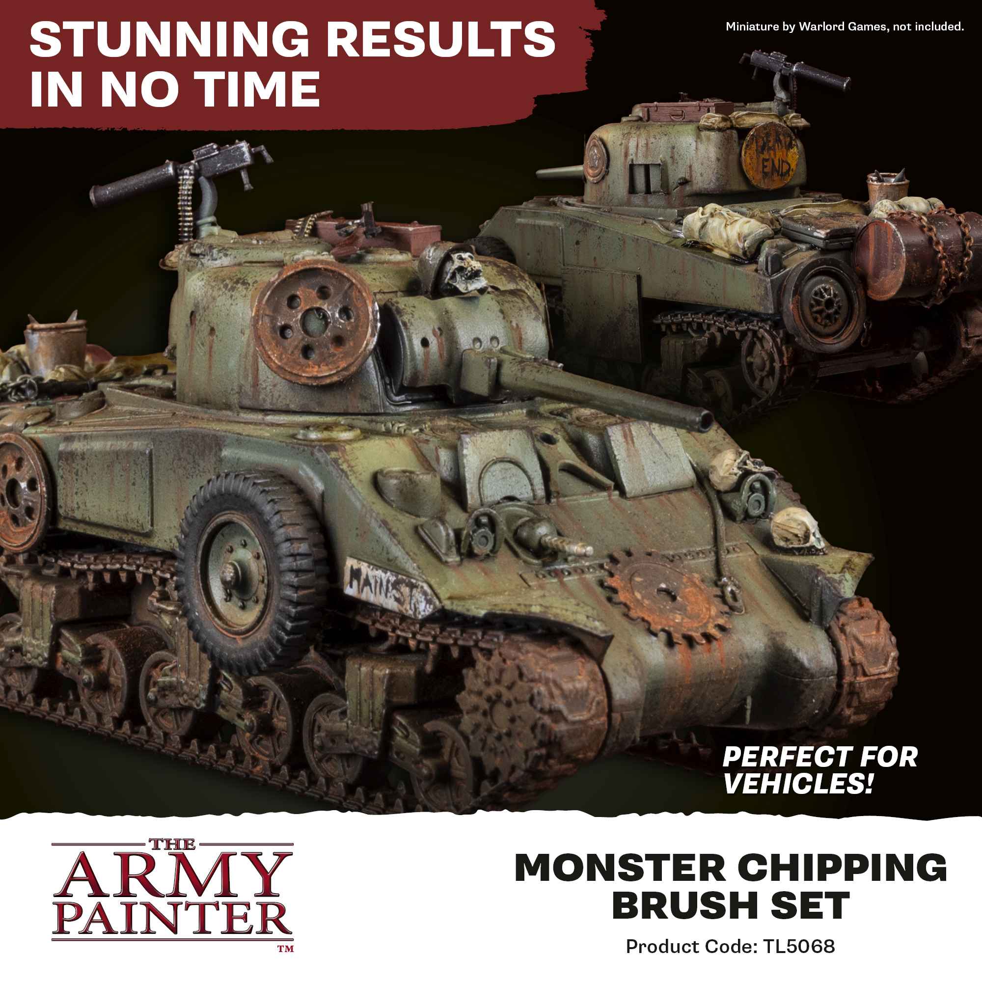 Army Painter - Monster Chipping Brush Set