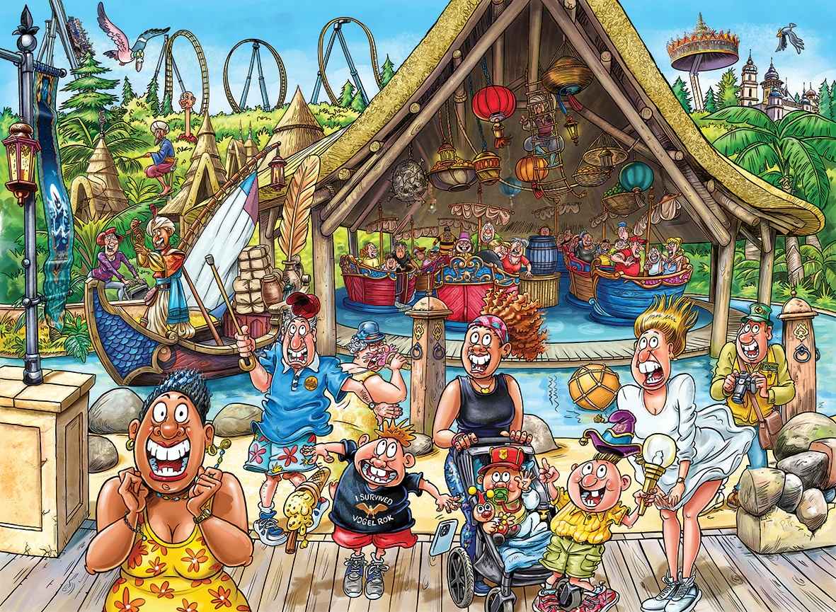 Wasgij Orginal Efteling 2025 – Die Welt von Sindbad  (1000 Teile)