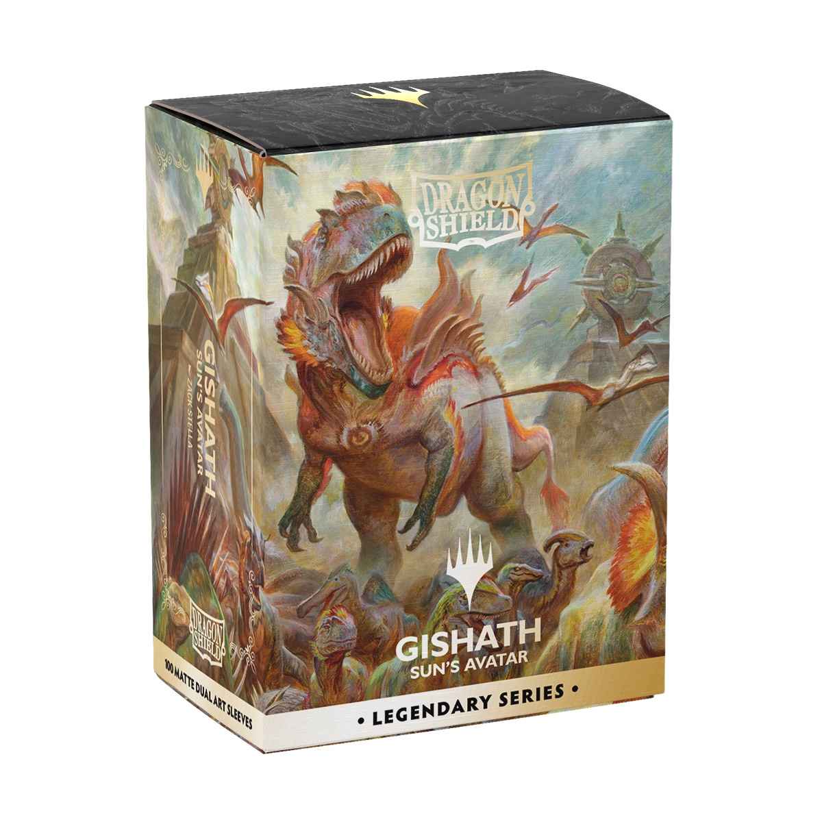 Dragon Shield: Dual Matte Art Sleeves – Gishath, Sun´s Avatar (100)