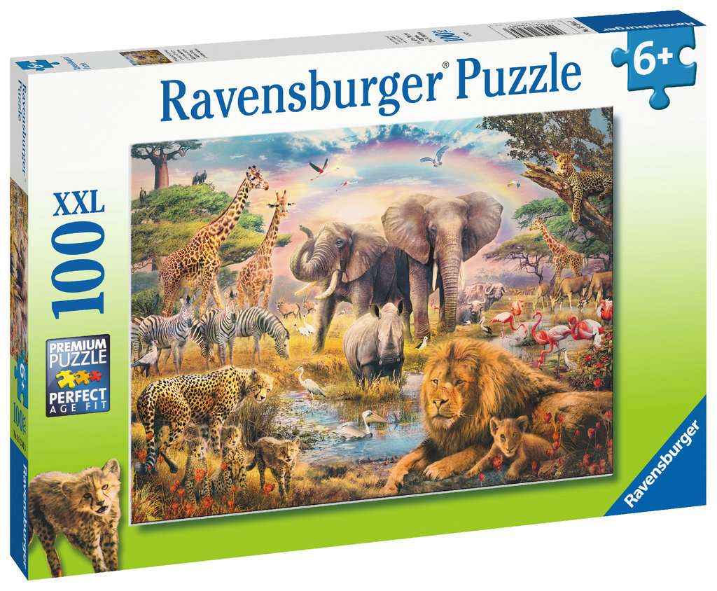 Puzzle: Afrikanische Savanne (100 XXL Teile )