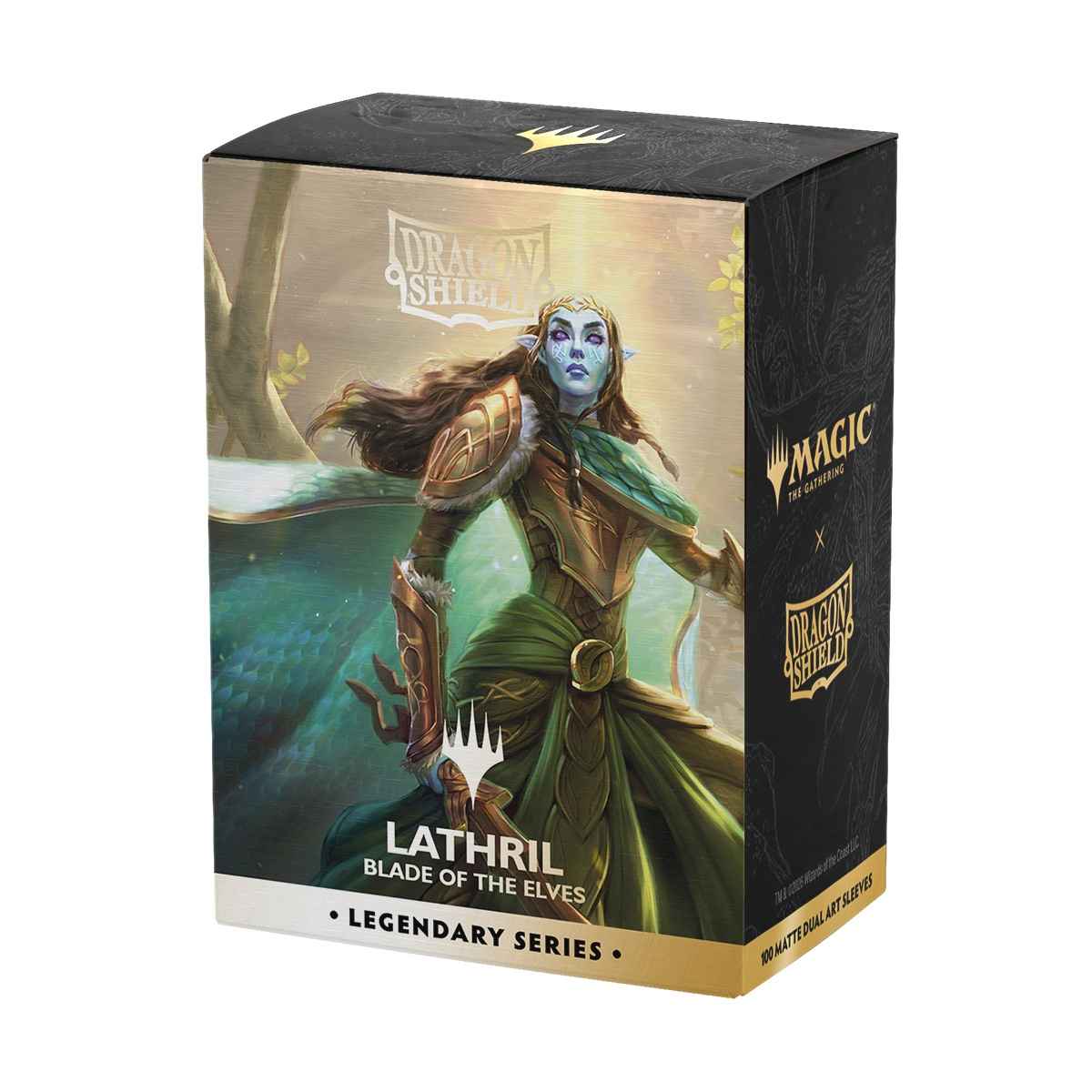 Dragon Shield: Dual Matte Art Sleeves – Lathril, Blade of the Elves (100)