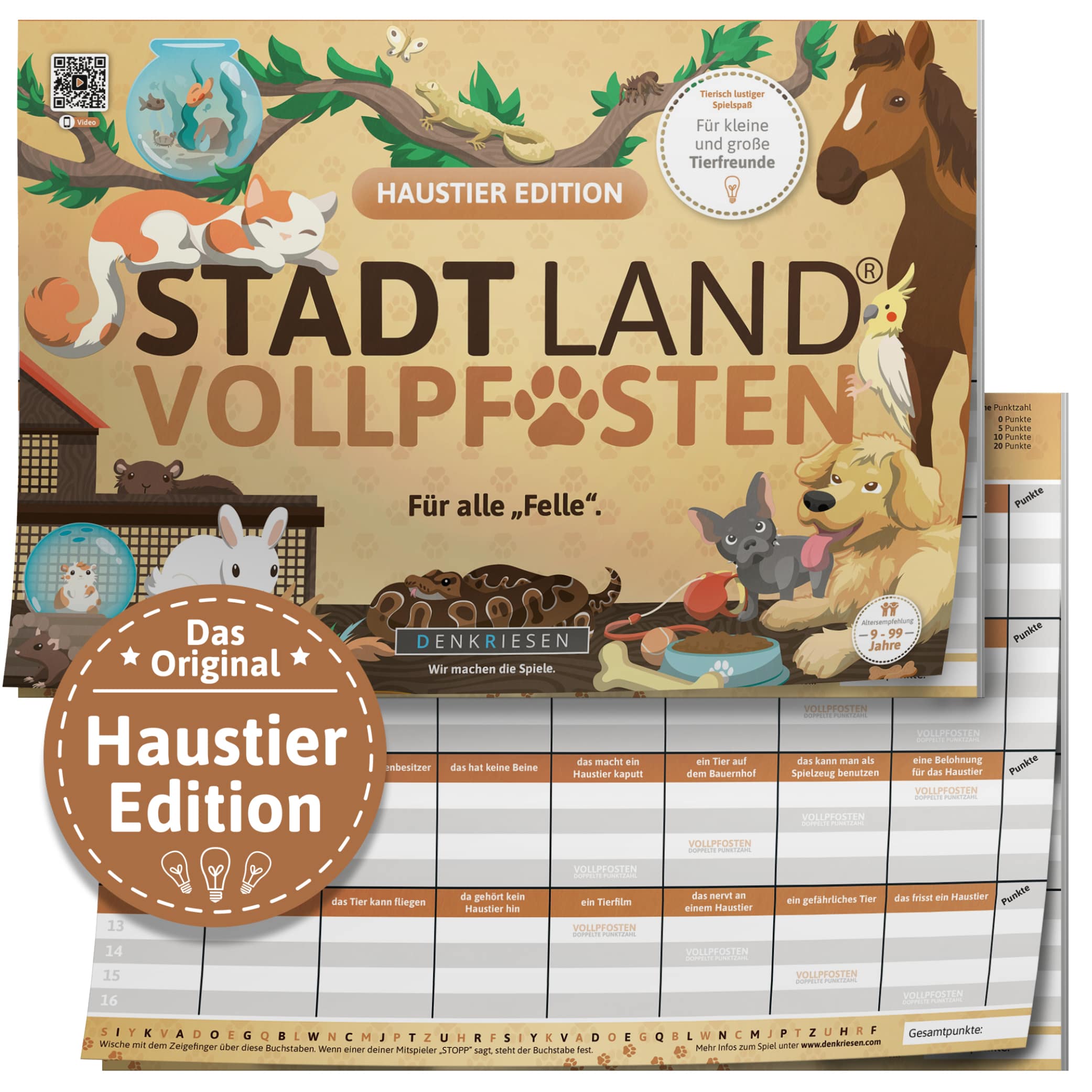 STADT LAND VOLLPFOSTEN – HAUSTIER EDITION - "Für alle Felle"(DinA4-Format)