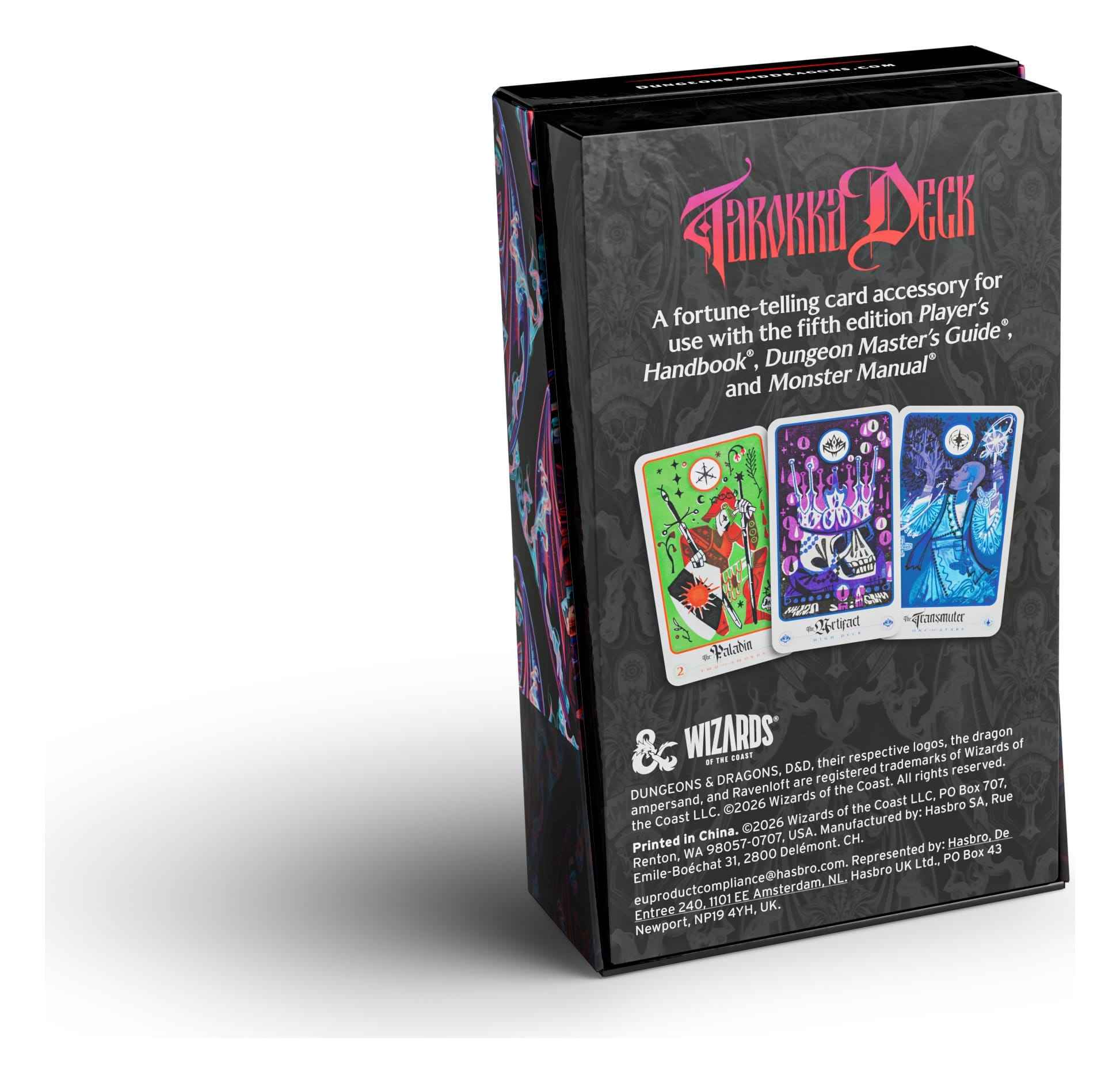 D&D: RPG Ravenloft: The Horrors Within Tarokka-Deck (englisch)