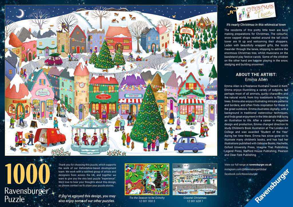 Puzzle: Zauberhafte Weihnachtsstadt (1000 Teile)