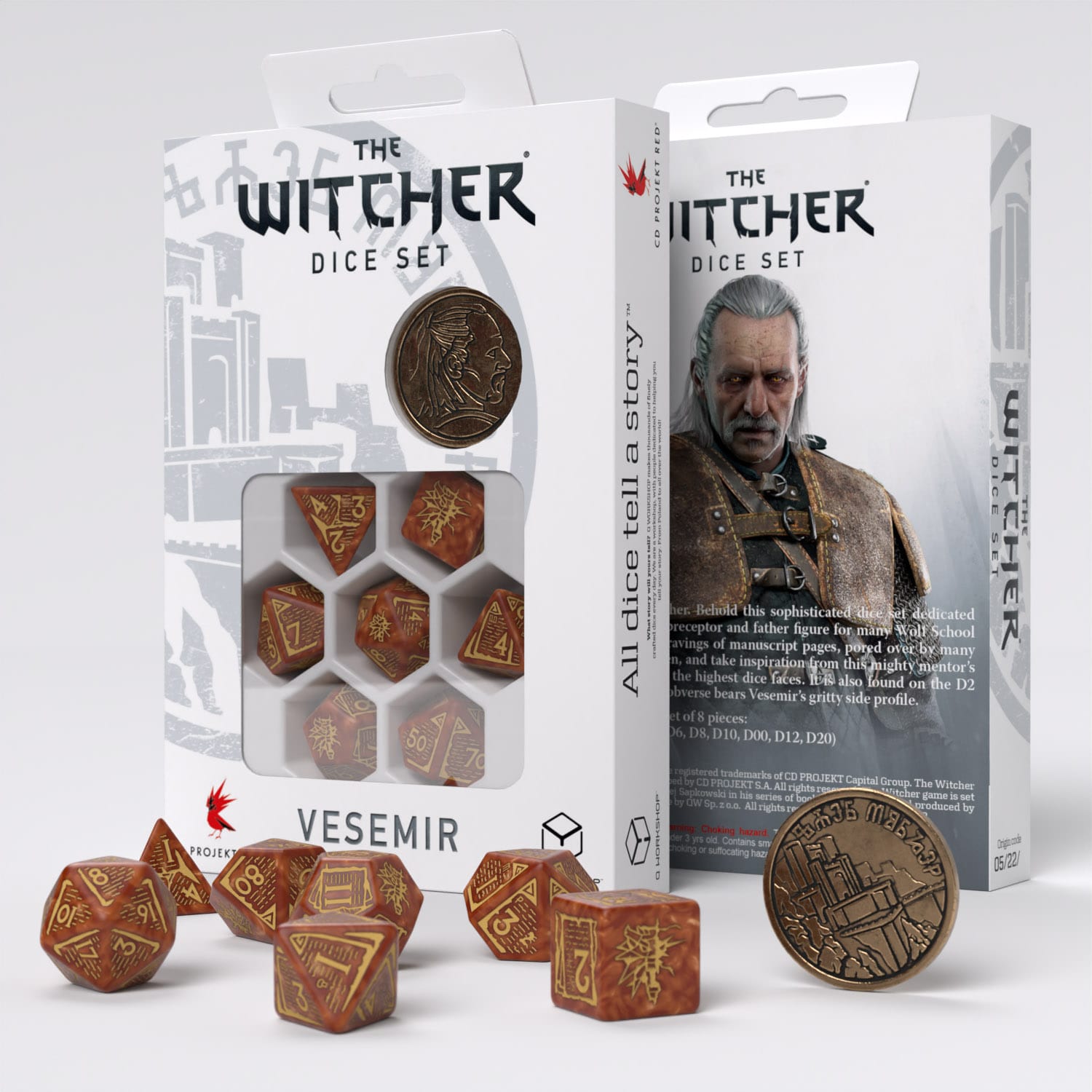 The Witcher Dice Set: Vesemir – The Wise Witcher (7)