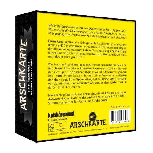 Arschkarte – Wer hat die Arschkarte gezogen? *Party-Edition*