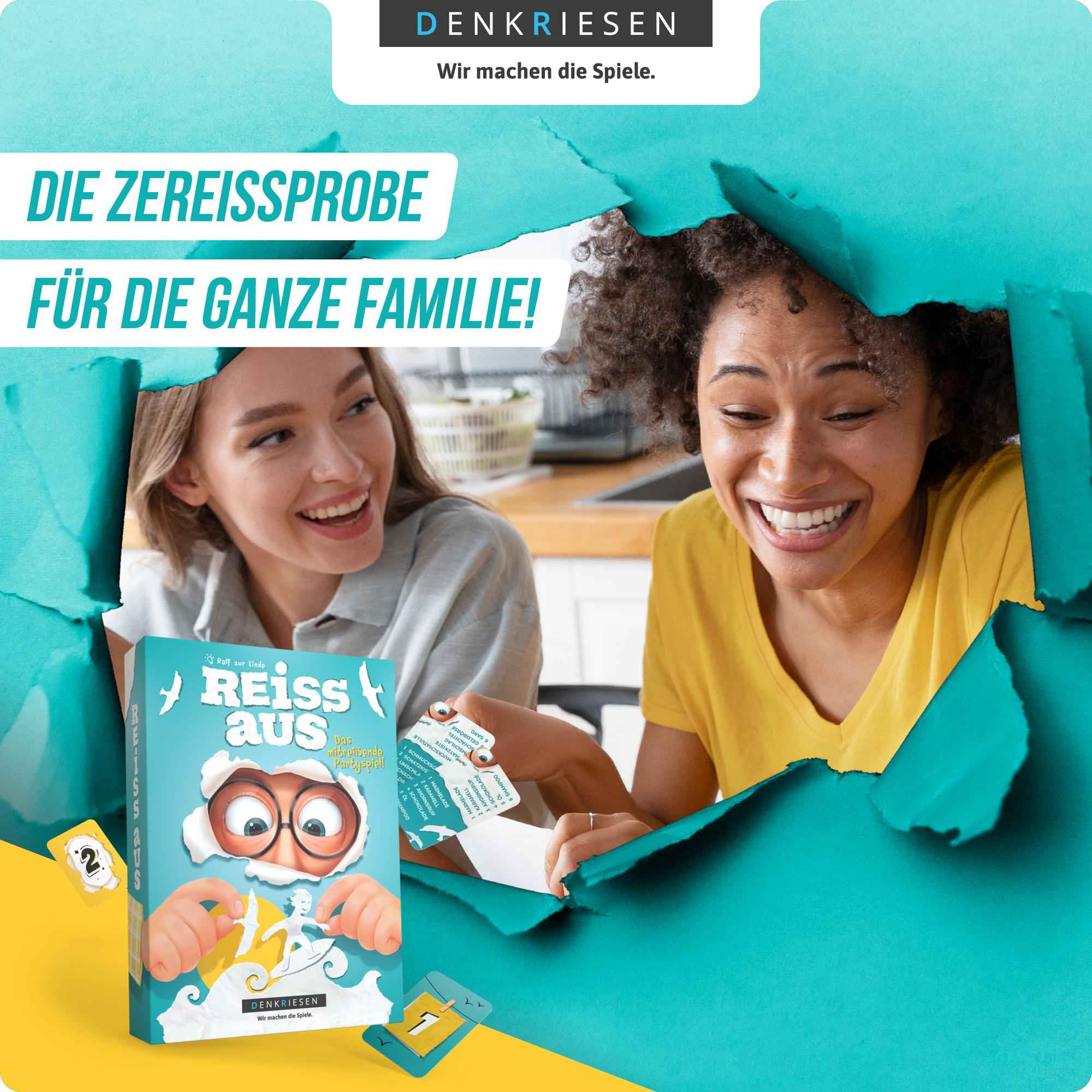 Reiss aus – "Das mitreißende Partyspiel!"