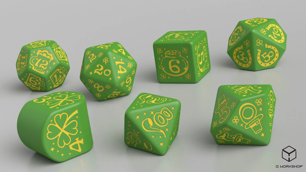 St. Patrick Dice Set - The Lucky Charm (7)