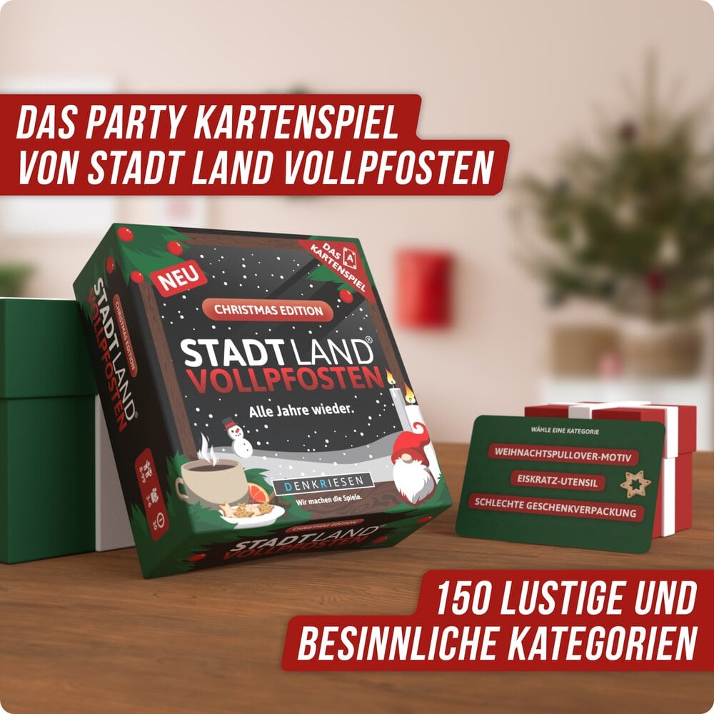 STADT LAND VOLLPFOSTEN: Das Kartenspiel – CHRISTMAS EDITION - Alle Jahre wieder