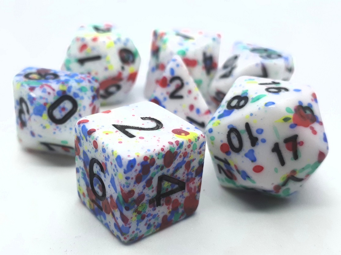Würfelset: Colourful (7)