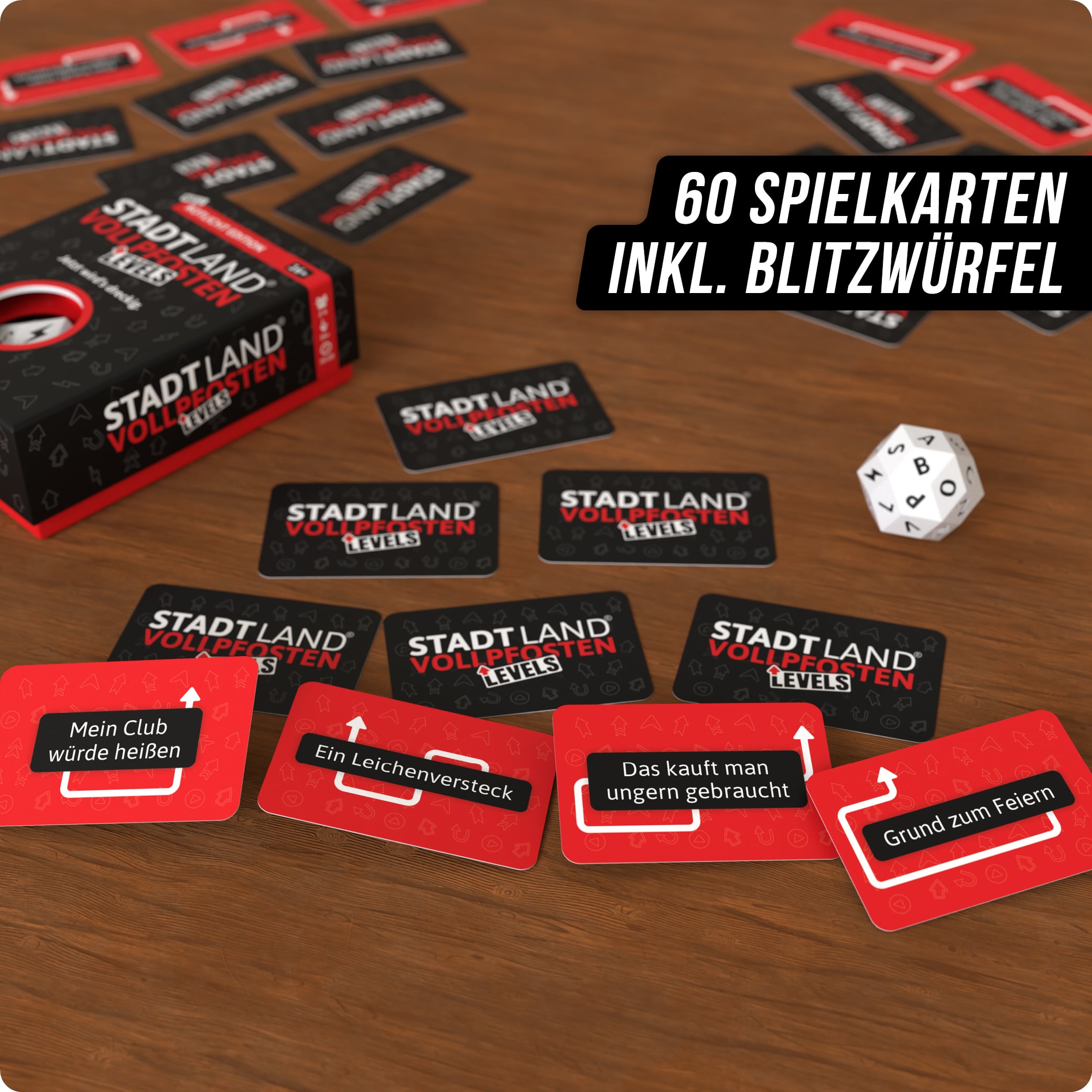 STADT LAND VOLLPFOSTEN – Levels – ROTLICHT EDITION - "Jetzt wird's dreckig