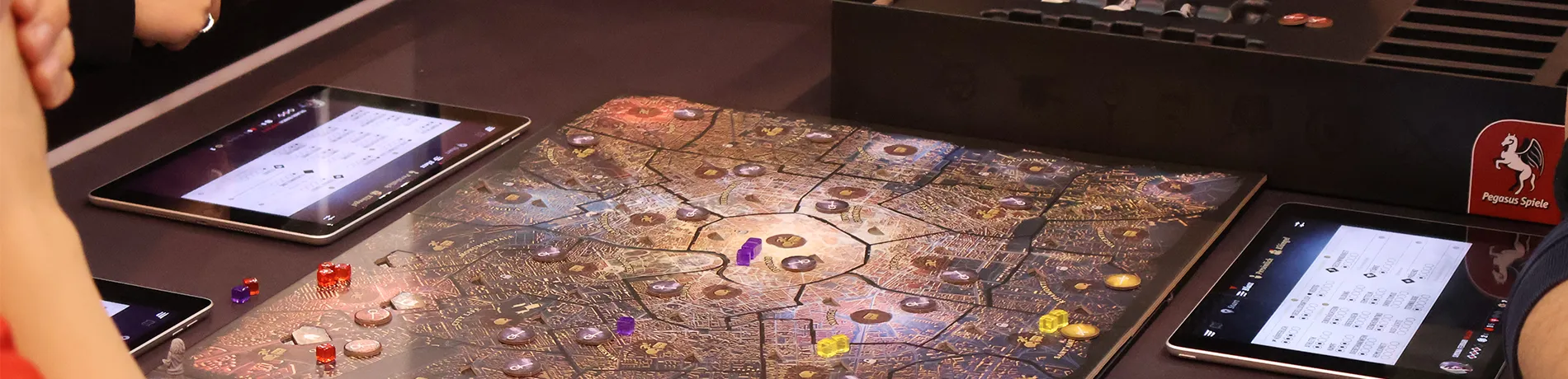 Spielsituation des Brettspiels Teburu