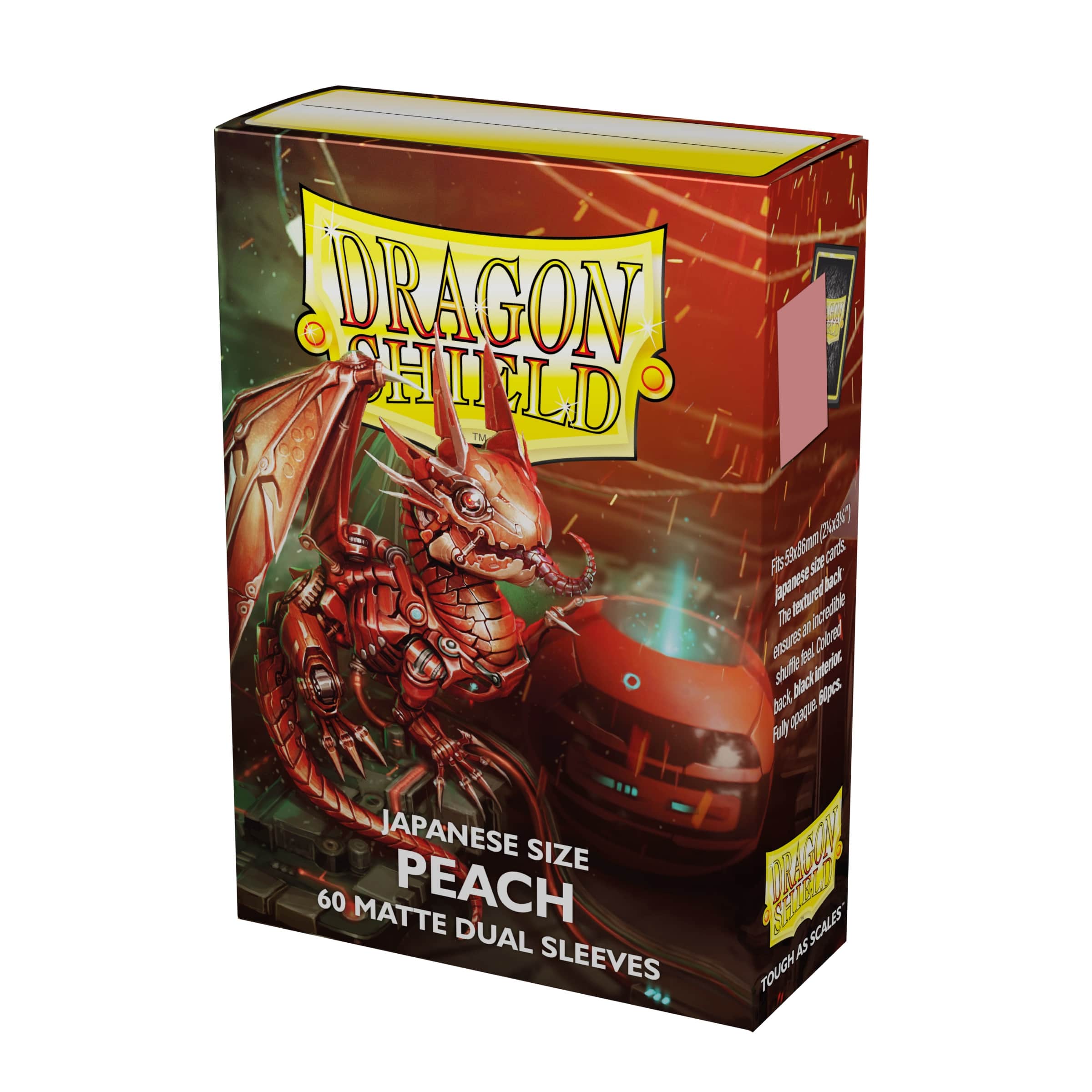 Dragon Shield: Japanese Art Sleeves Matte Dual – Peach (60)